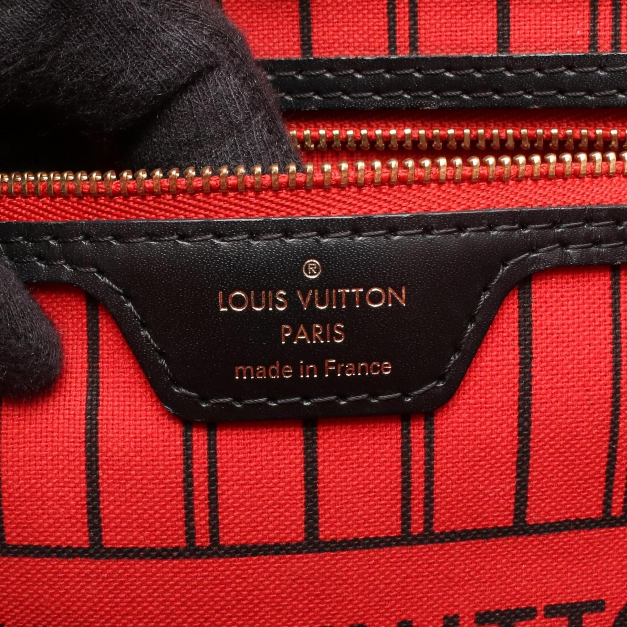 Louis Vuitton Brown Multi-Color Coated Canvas Monogram Pvc Leather Handbag Pouch Tote Bag (Pre-Owned)