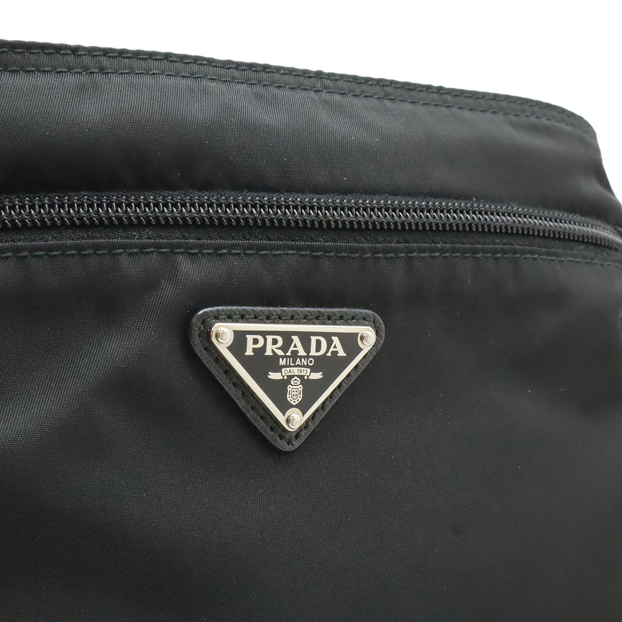 Prada Black Nero Nylon Shoulder Bag (Pre-Owned)