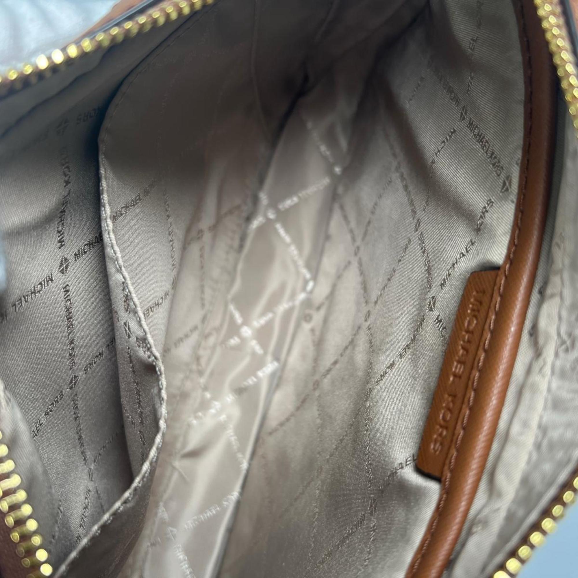 Michael Kors Brown Leather Shoulder Bag (Pre-Owned)