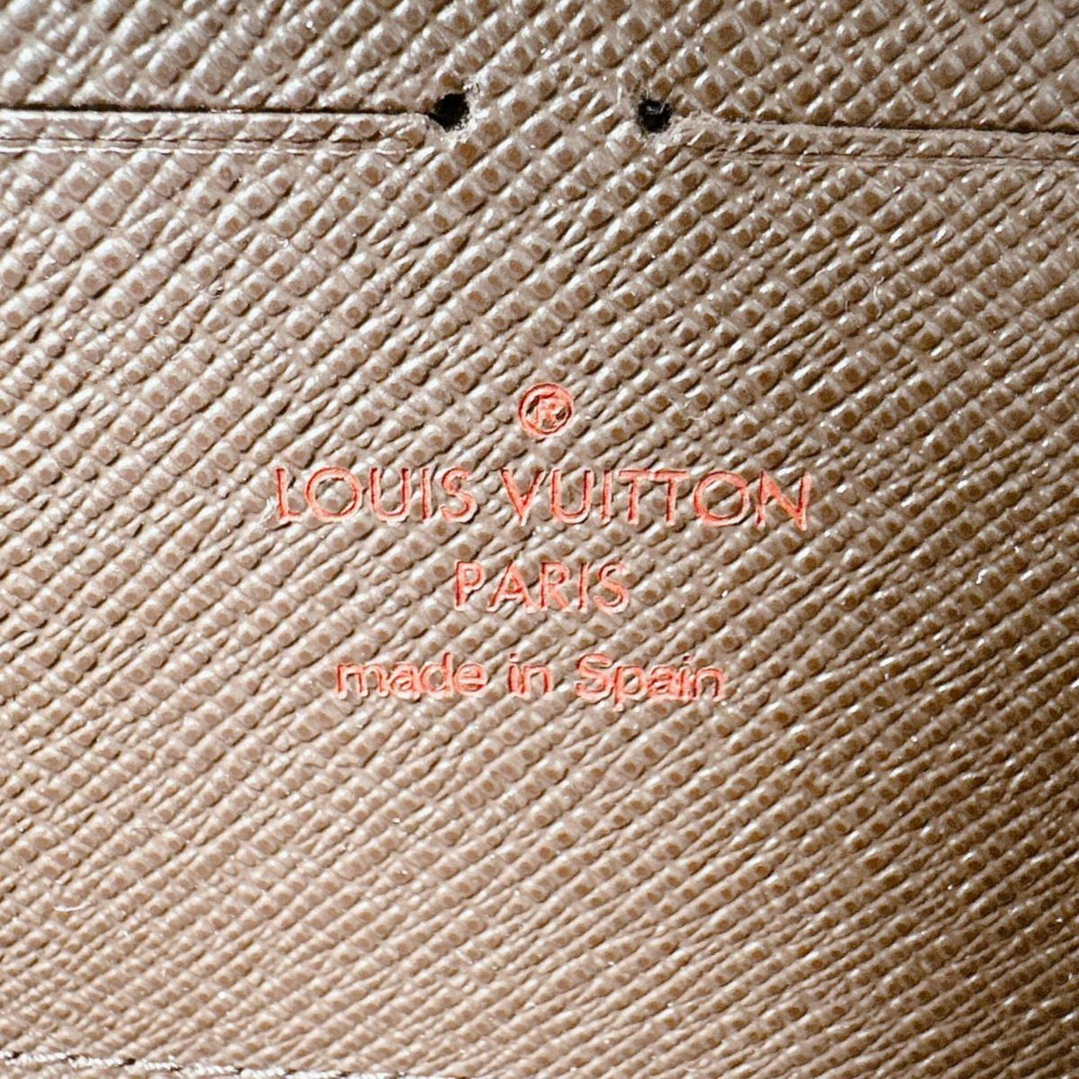 Louis Vuitton Brown Damier Canvas Ebene Or Damier Canvas Long Wallet (Bi-Fold) (Pre-Owned)