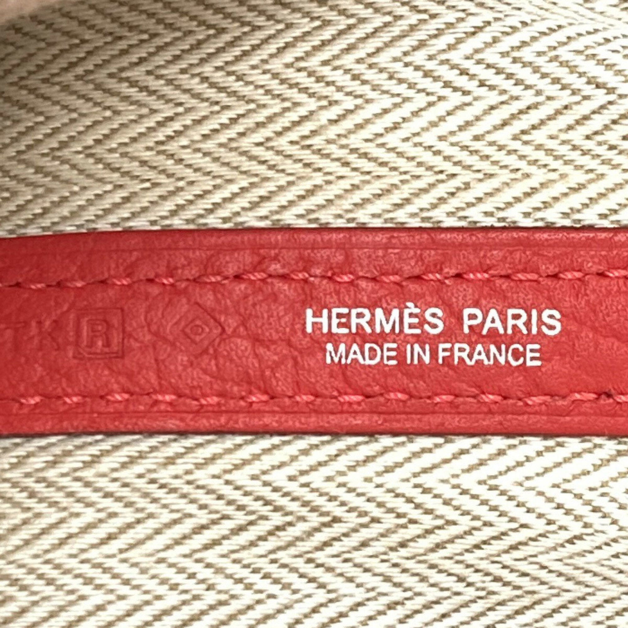 Hermes Garden Pink Negonda Leather Handbag (Pre-Owned)