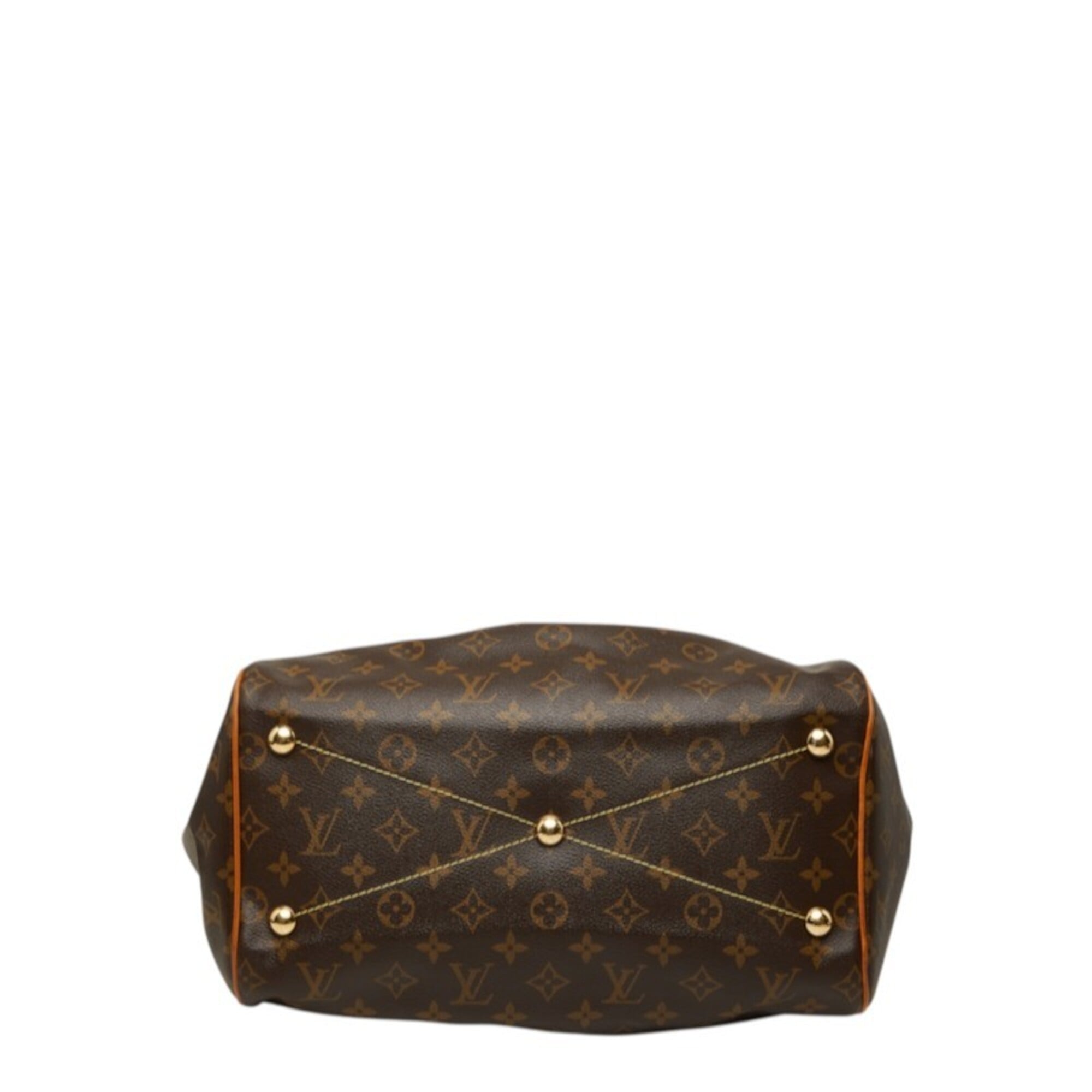 Louis Vuitton Brown Pvc Leather Handbag Shoulder Bag (Pre-Owned)