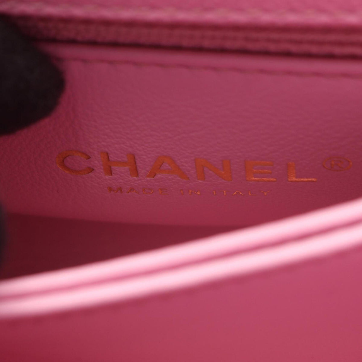 Chanel Pink Grained Calfskin Handbag (Pre-Owned)