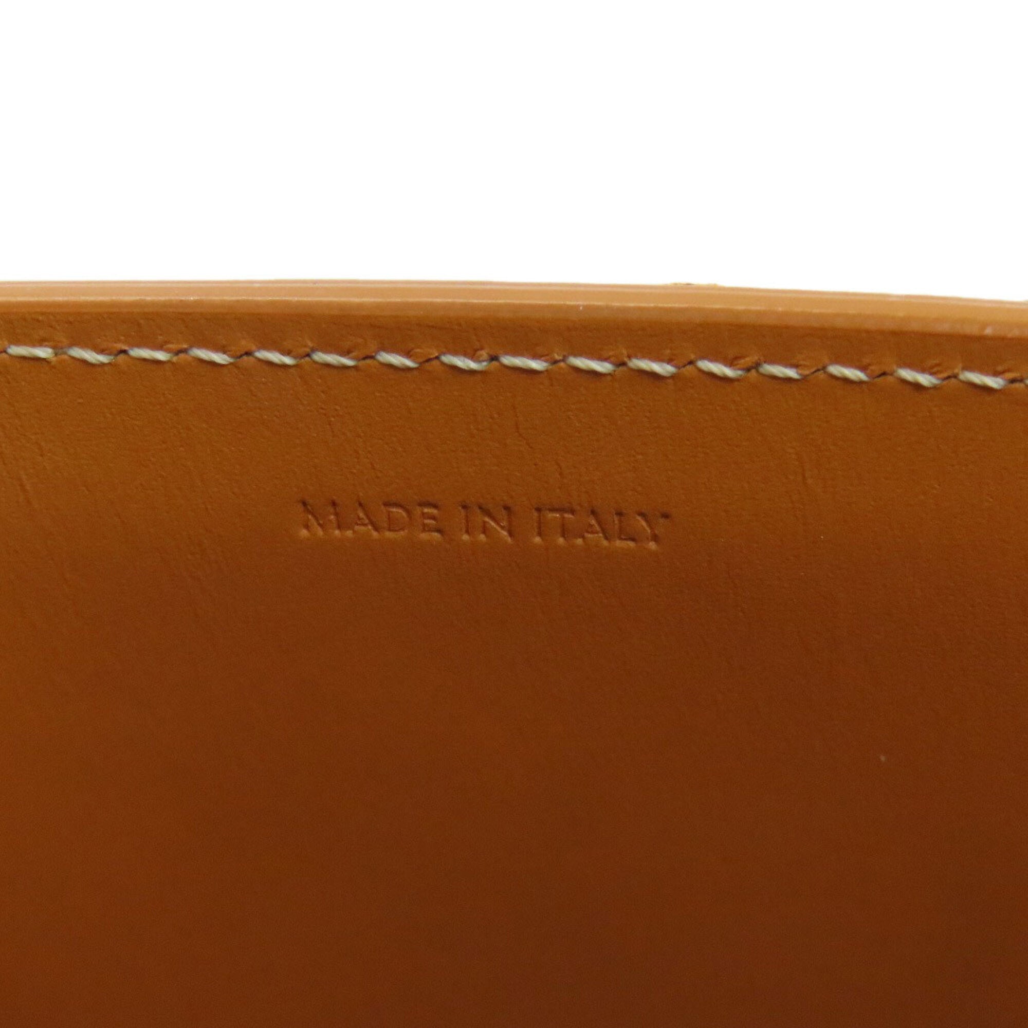 Celine Brown White Canvas Handbag (Pre-Owned)