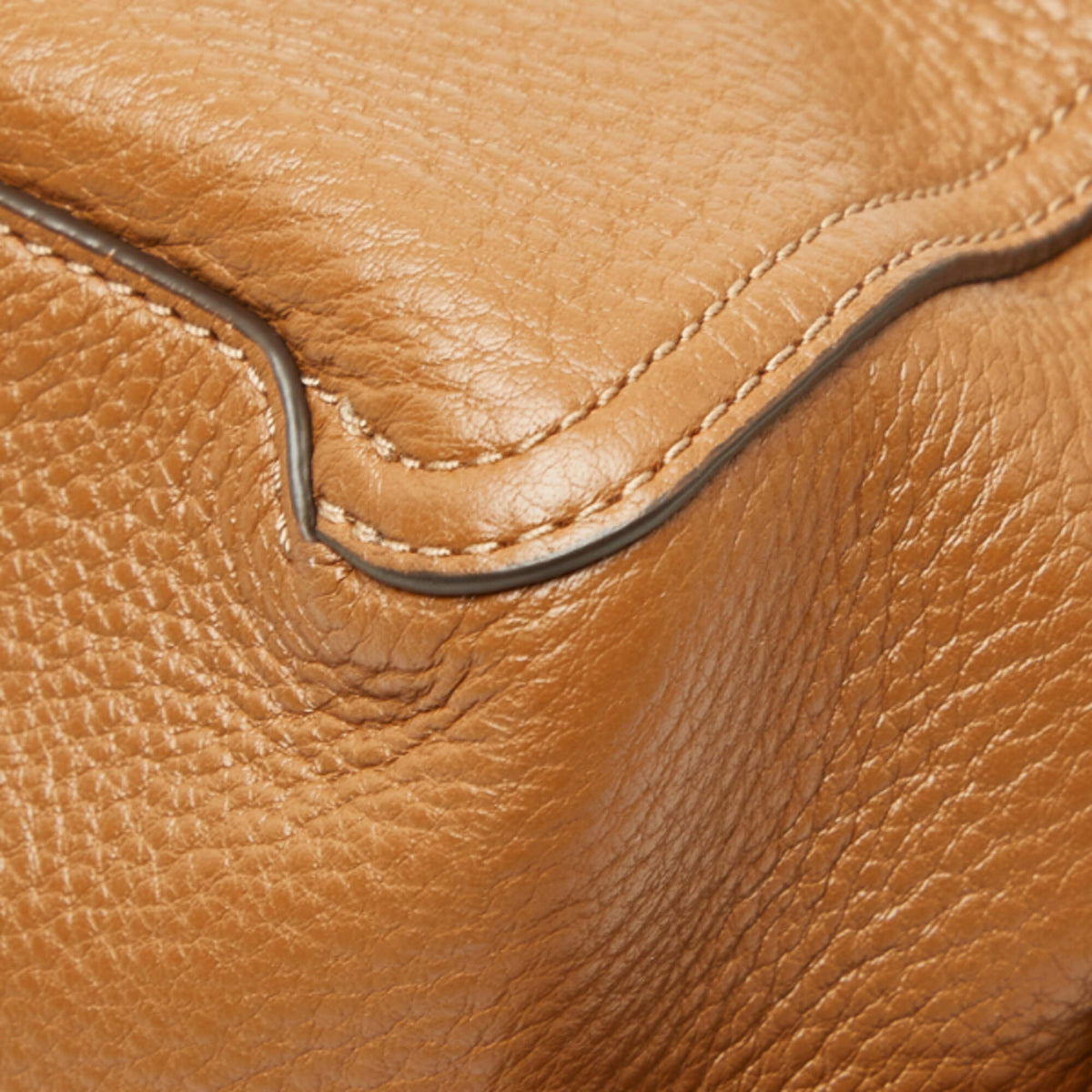 Tory Burch Brown Leather Handbag Shoulder Bag (Pre-Owned)
