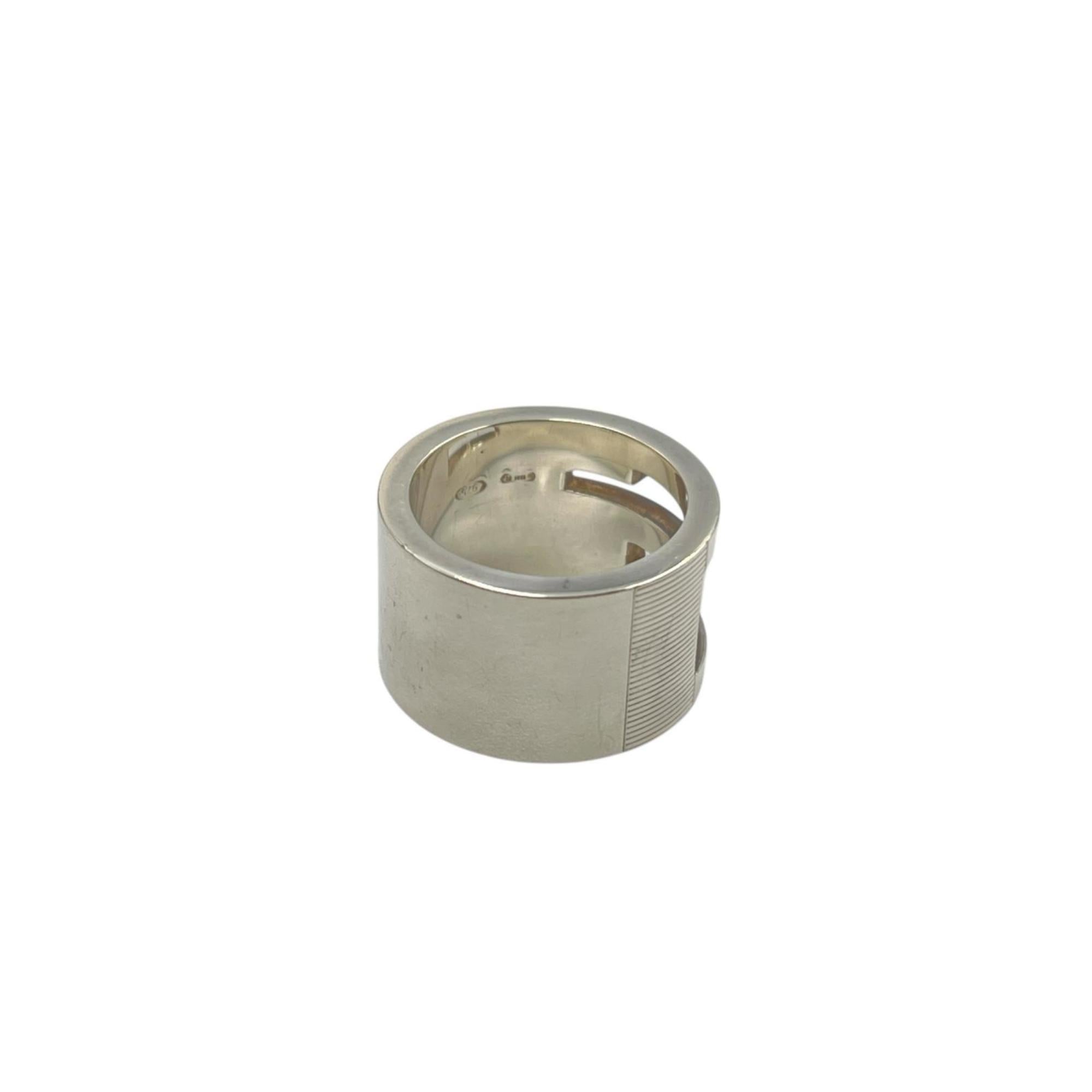 Gucci Silver Silver 925 Band Ring (Pre-Owned)