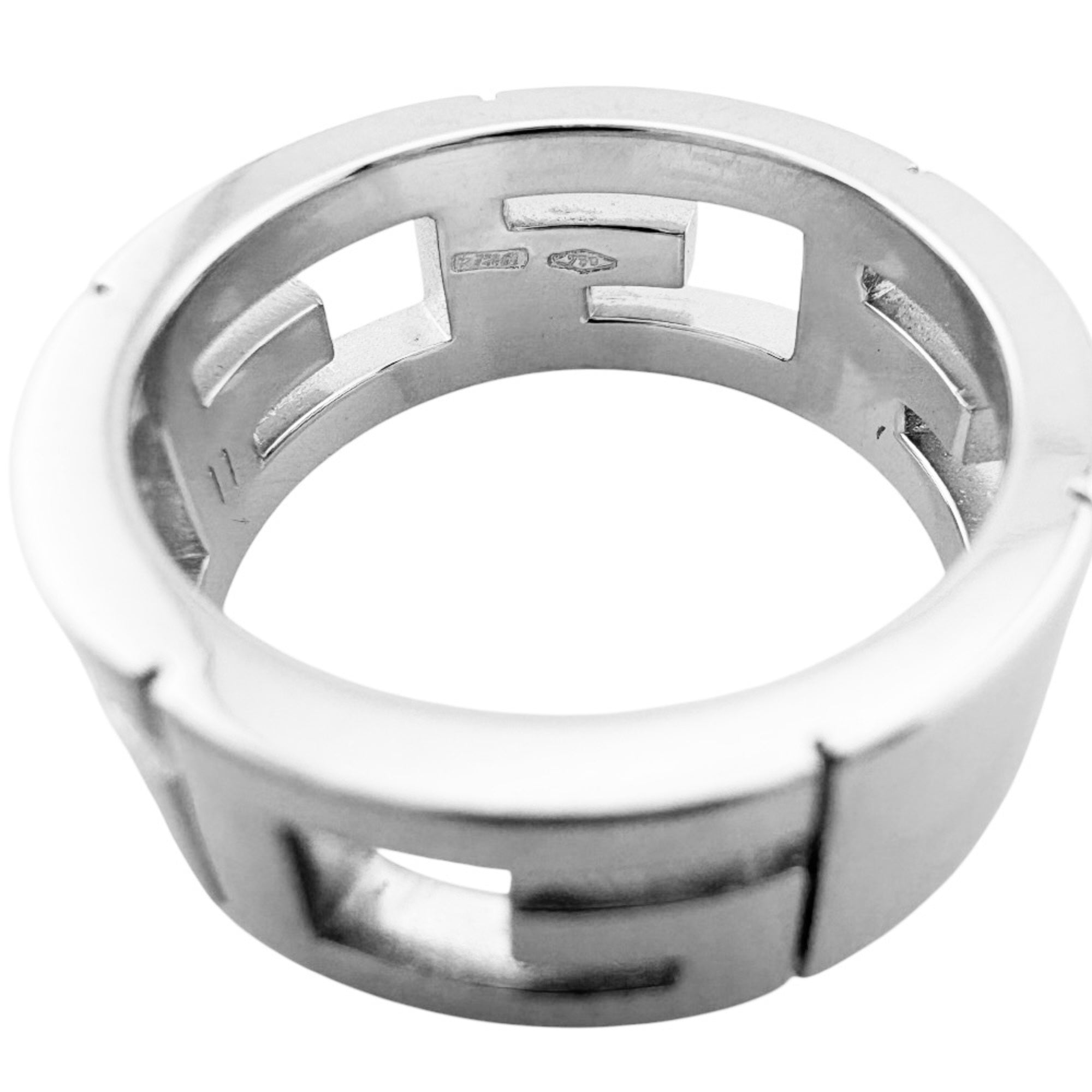 Gucci White Gold White Gold (18K) Band Ring (Pre-Owned)