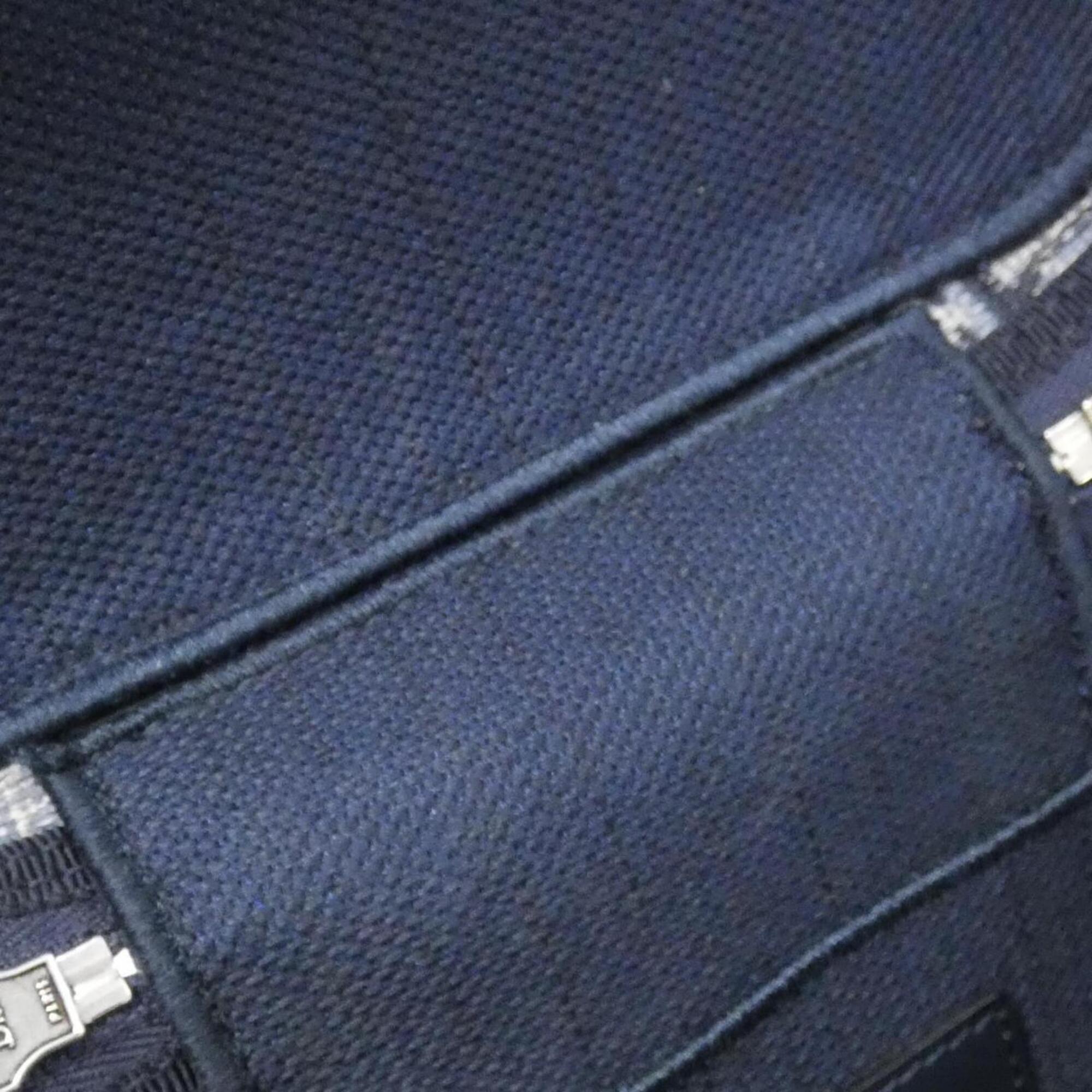 Christian Dior Blue Canvas Handbag (Pre-Owned)