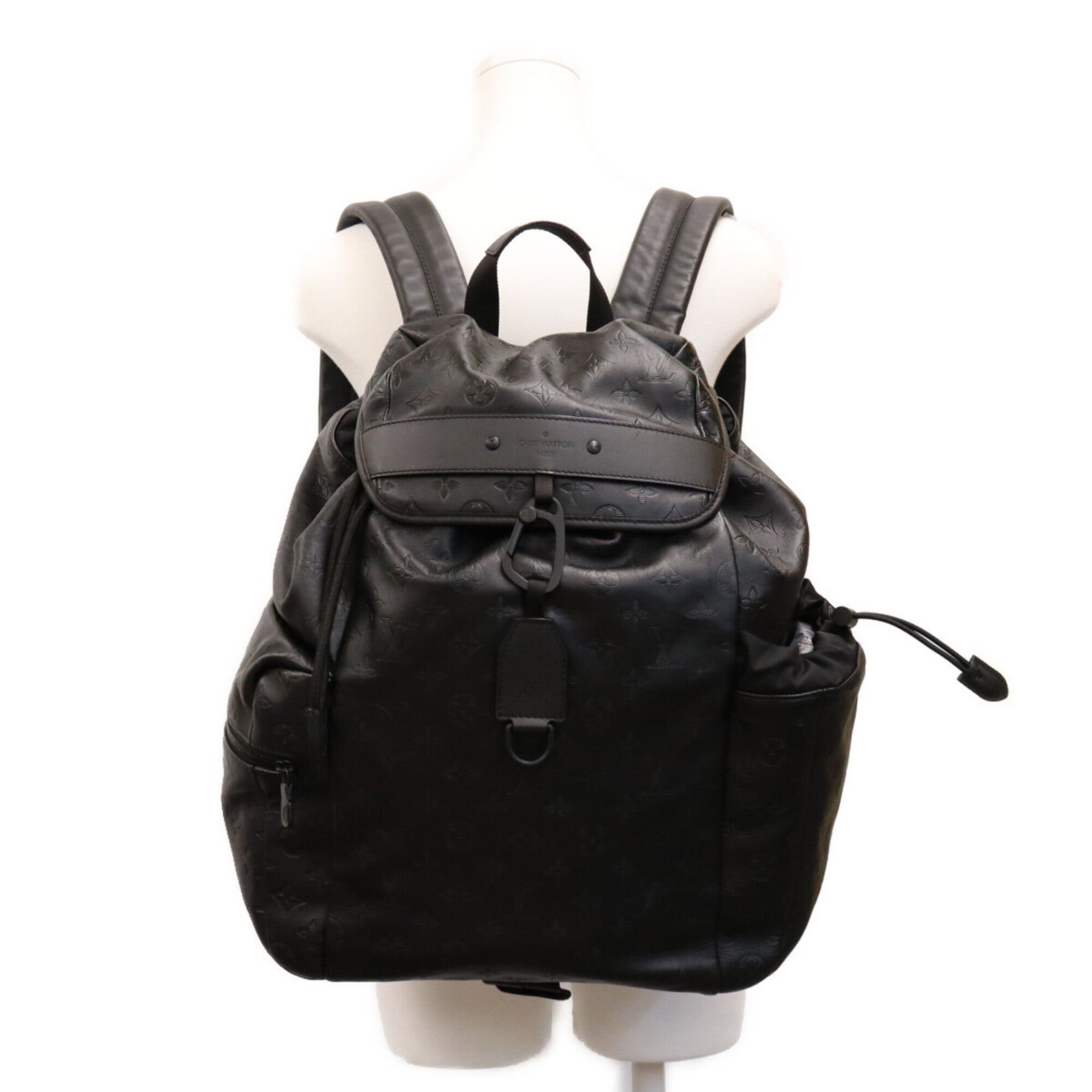 Louis Vuitton Black Monogram Shadow Backpack (Pre-Owned)