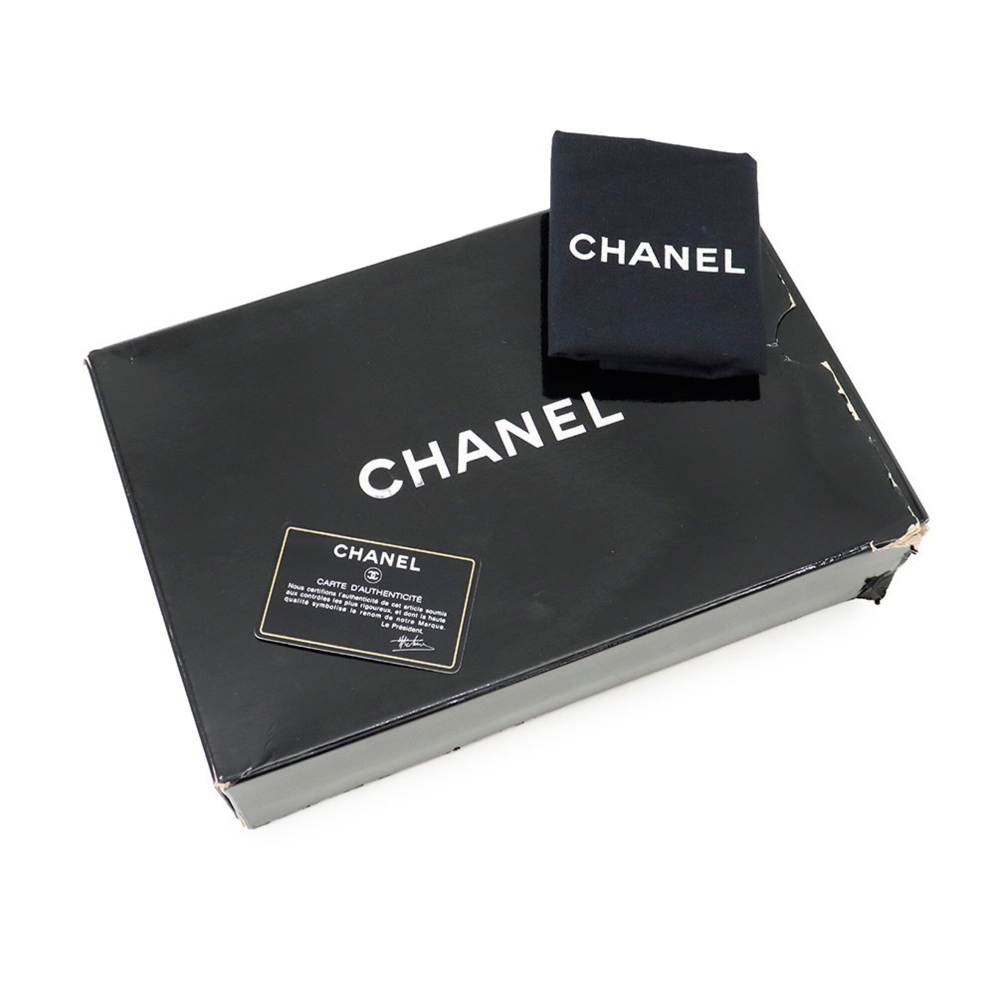 Chanel Matelasse Black Leather Handbag Shoulder Bag (Pre-Owned)