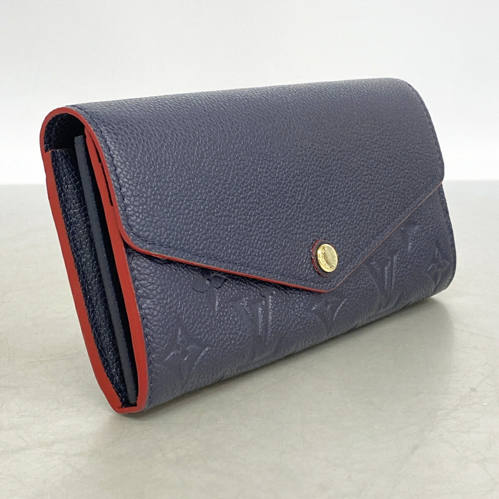 Louis Vuitton Marine Rouge Long Wallet (Bi-Fold) (Pre-Owned)