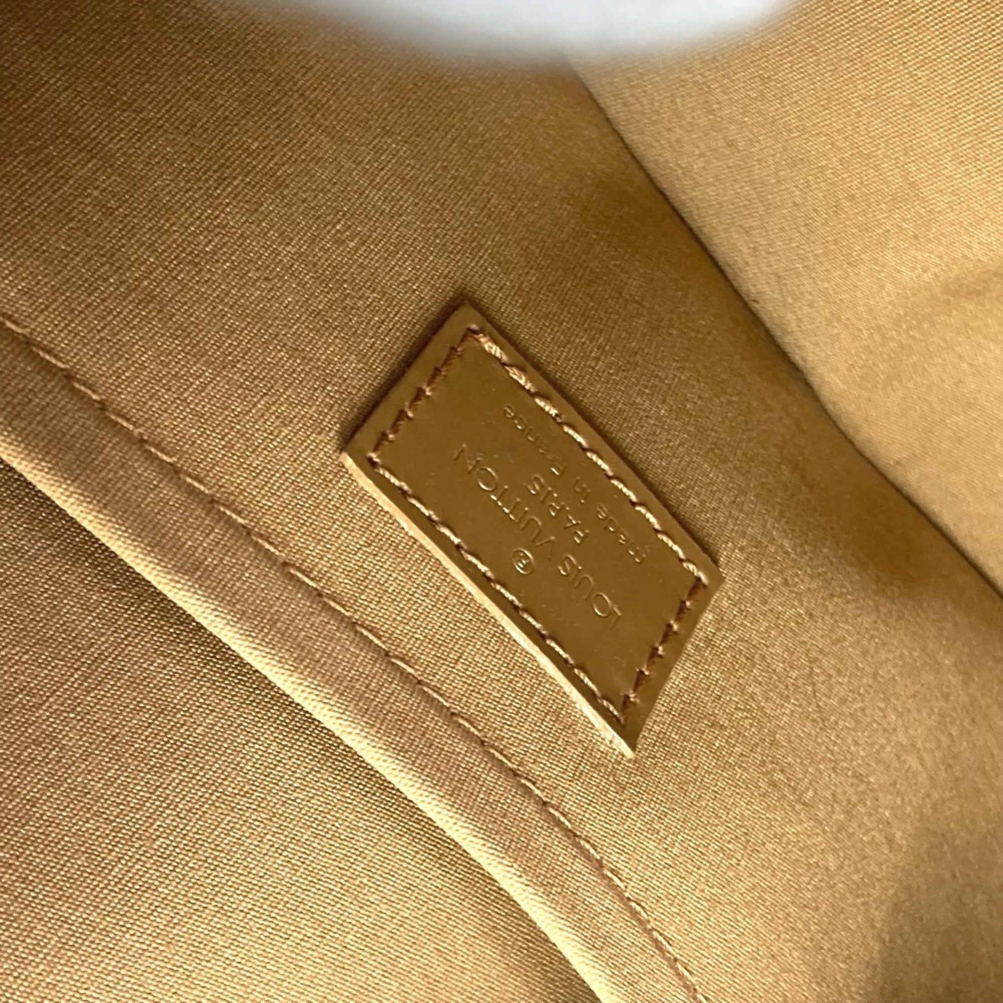 Louis Vuitton Ambre Beige Monogram Mat Leather Handbag Tote Bag (Pre-Owned)