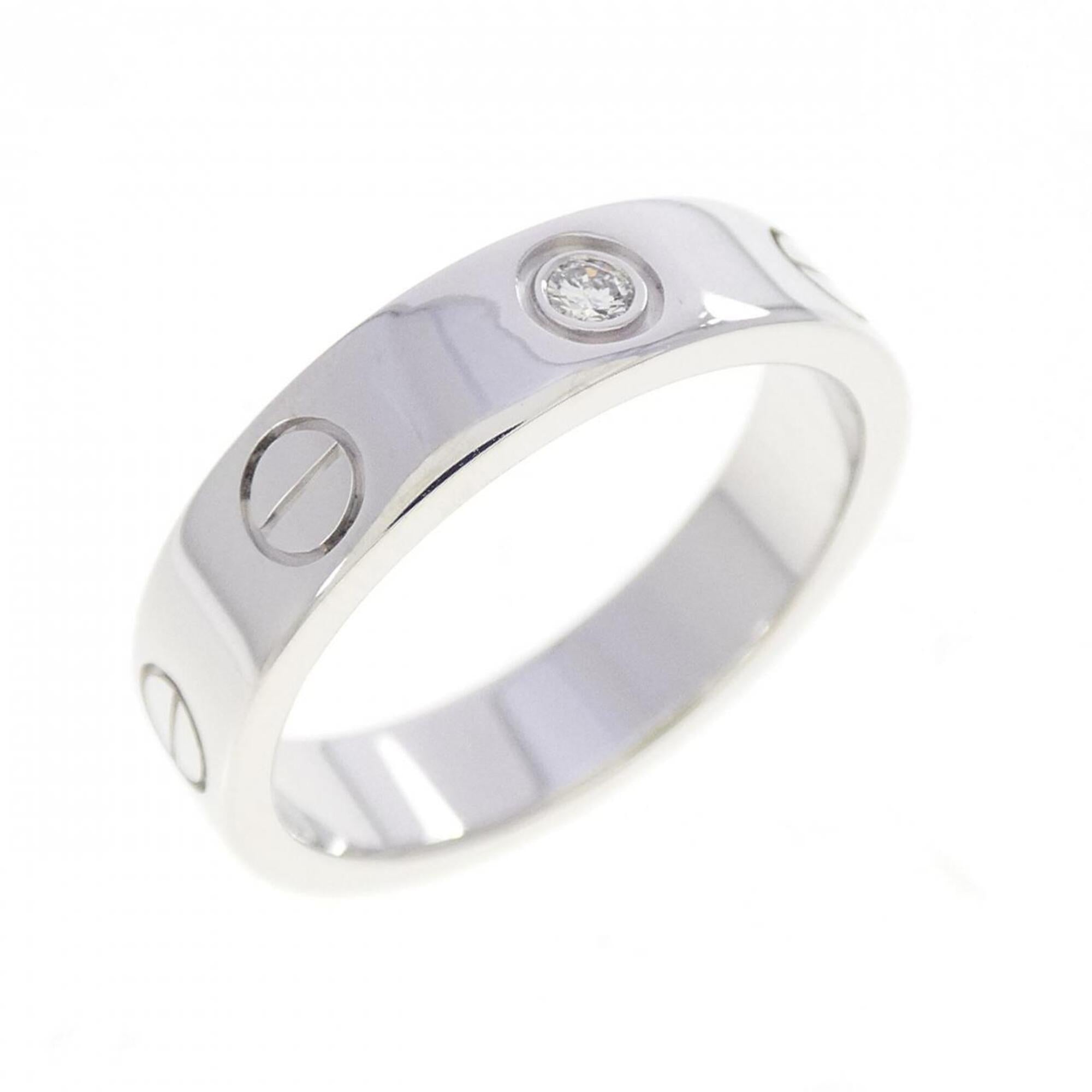 Cartier White Gold White Gold (18K) Band Ring (Pre-Owned)