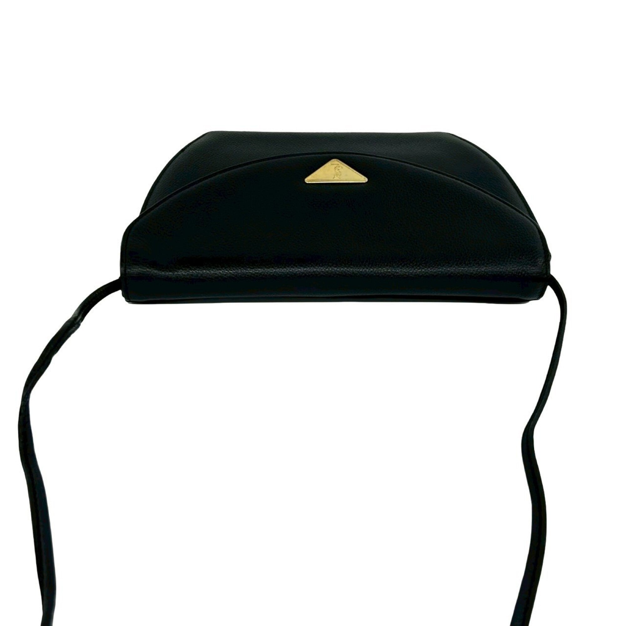Yves Saint Laurent Black Leather Shoulder Bag (Pre-Owned)
