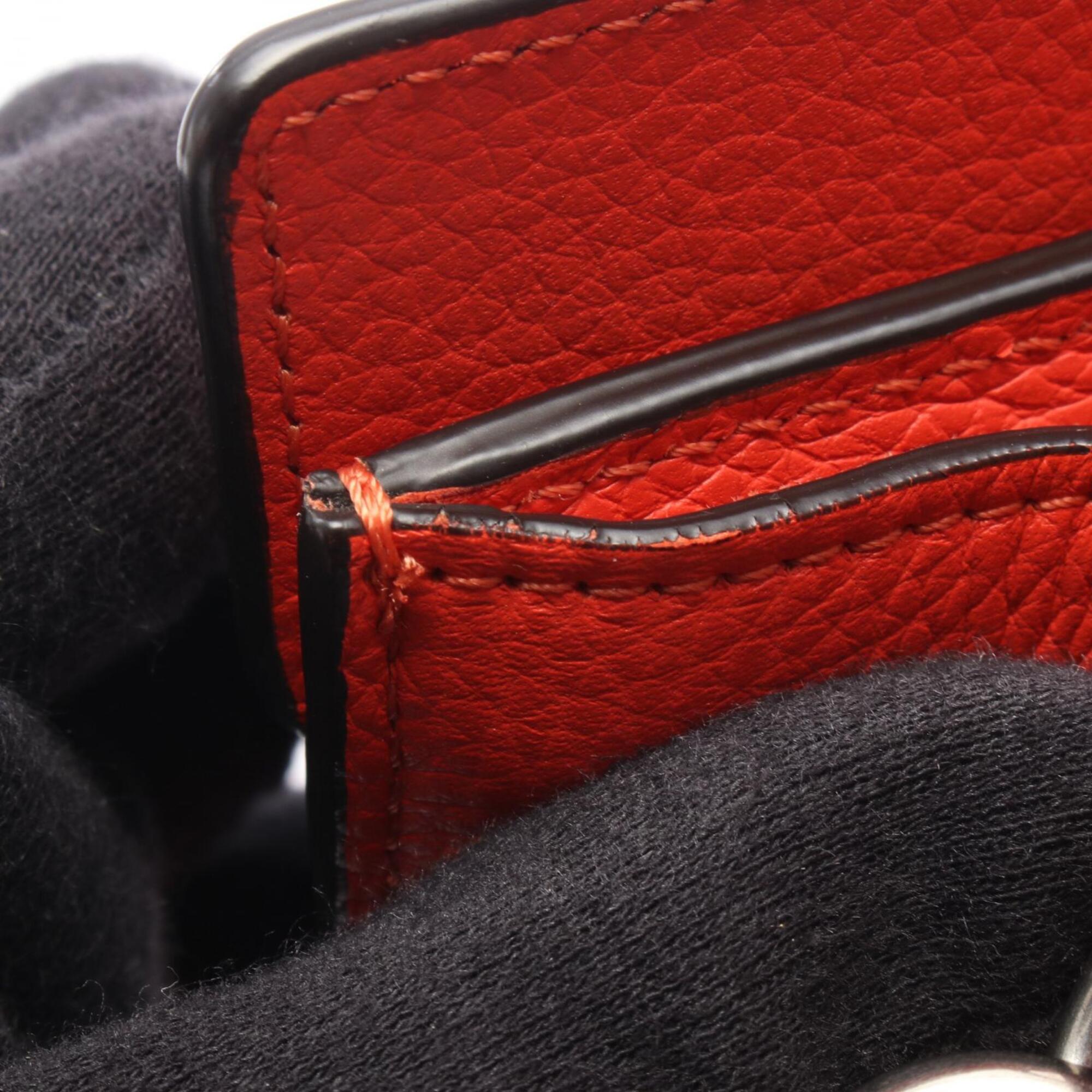 Celine Red Color Leather Handbag (Pre-Owned)