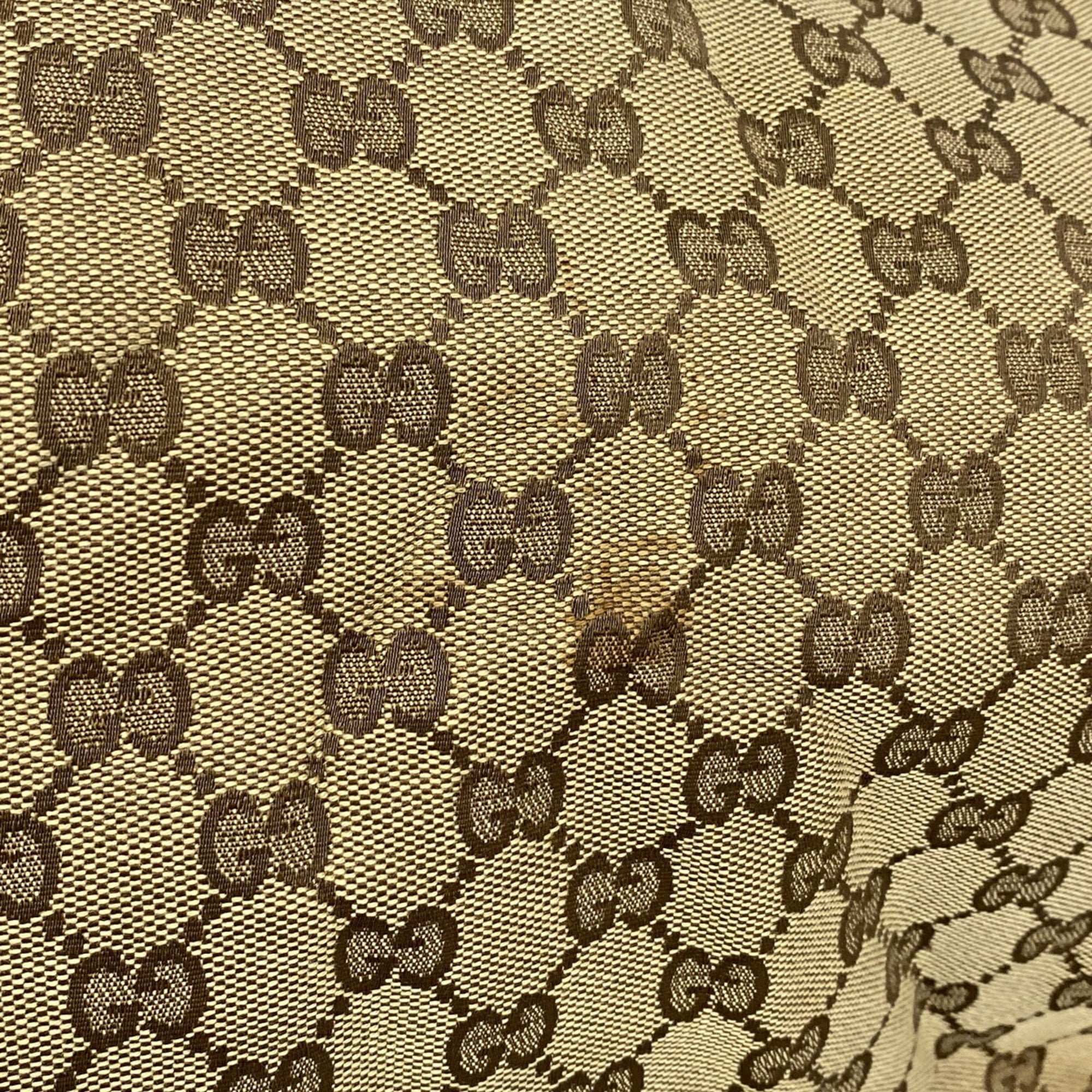 Gucci Brown Canvas Tote Bag (Pre-Owned)