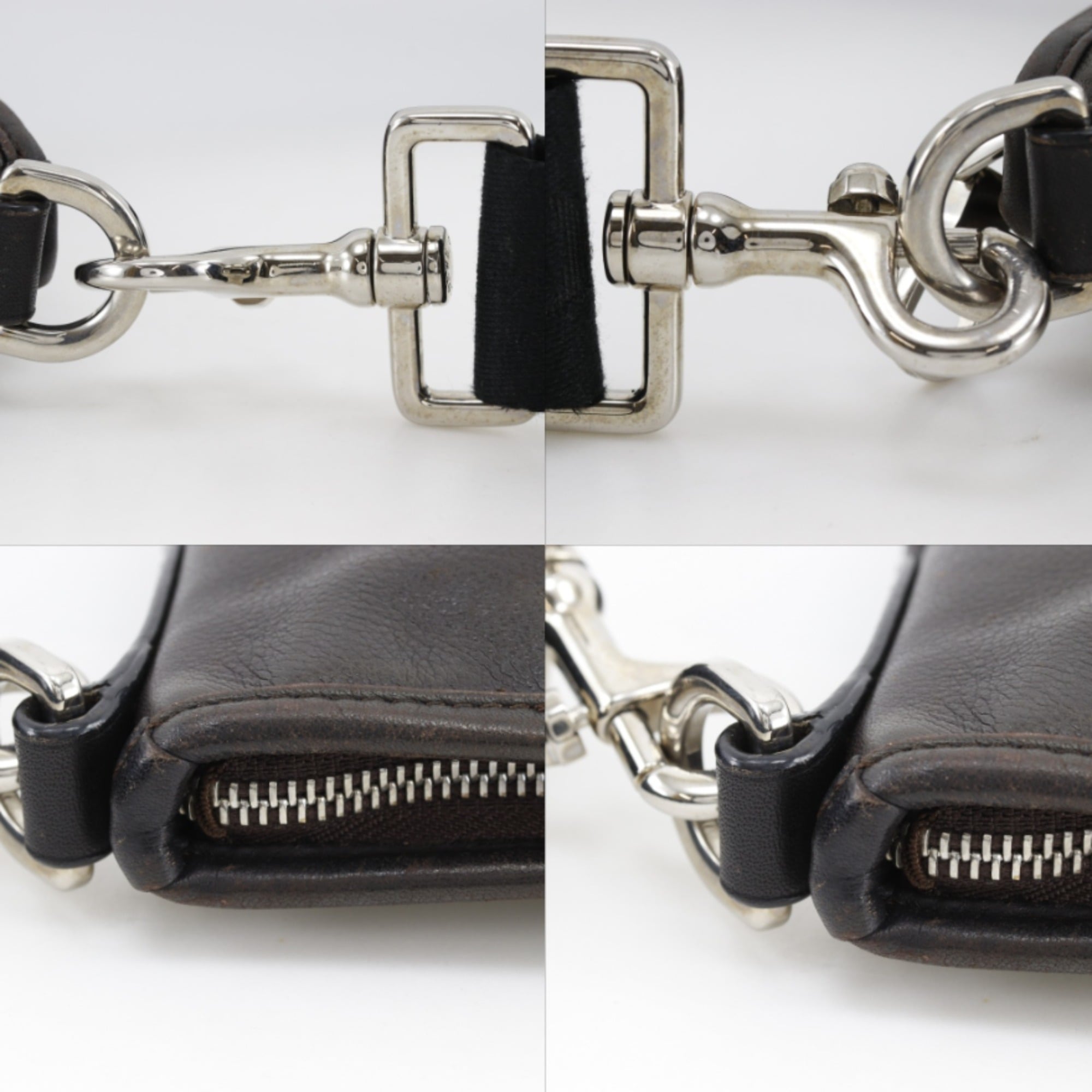 Loewe Black Leather Shoulder Bag (Pre-Owned)