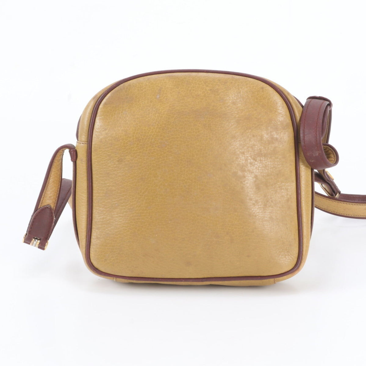 Cartier Brown Leather Crossbody Bag Shoulder Bag (Pre-Owned)