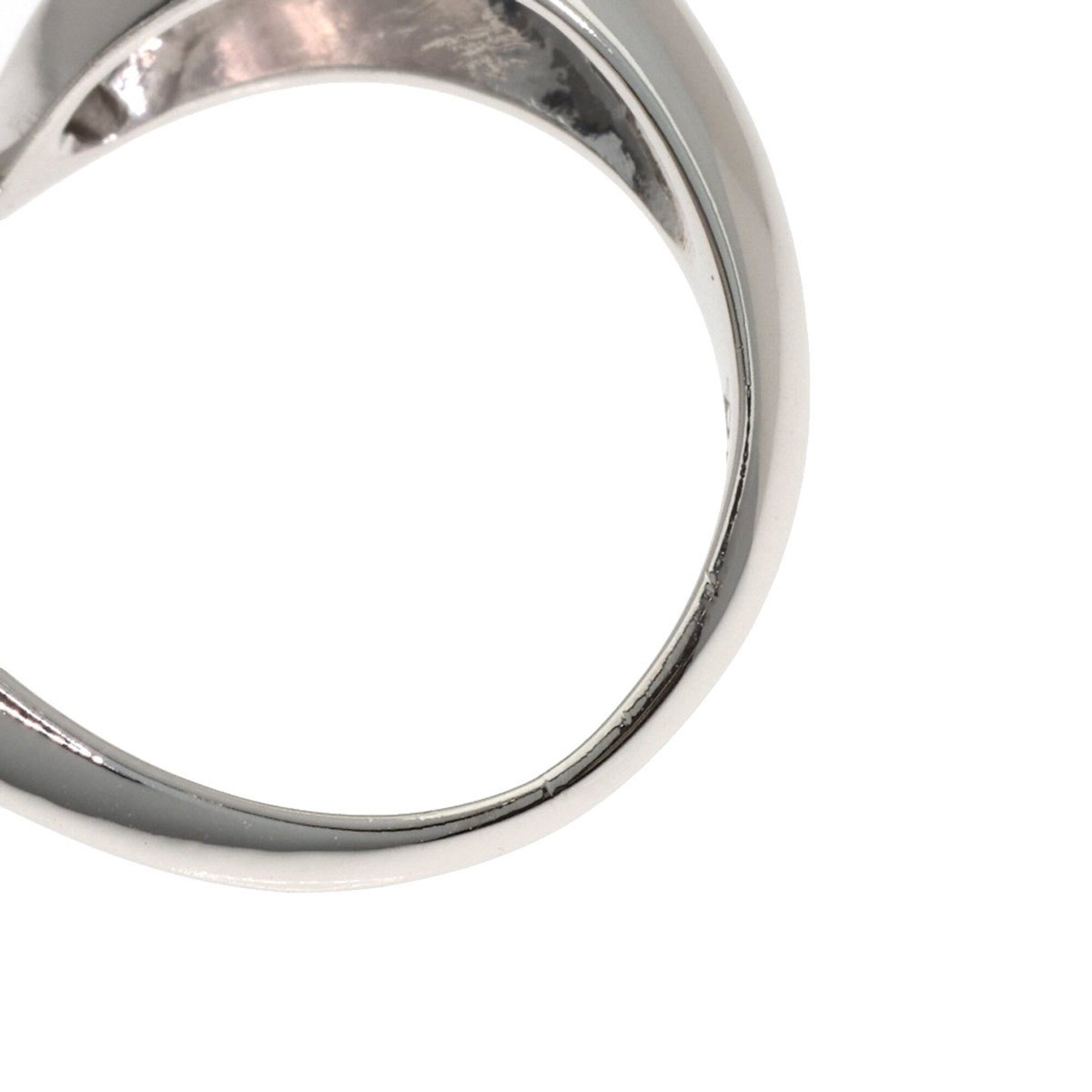 Christian Dior Platinum Platinum 950 Band Ring (Pre-Owned)