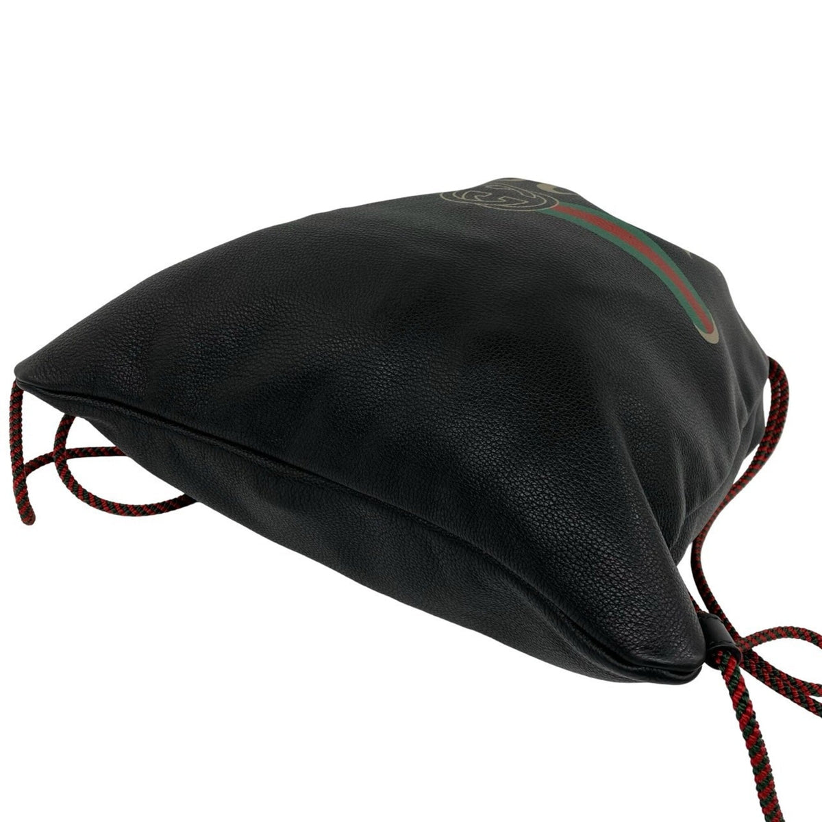 Gucci Black Leather Backpack (Pre-Owned)