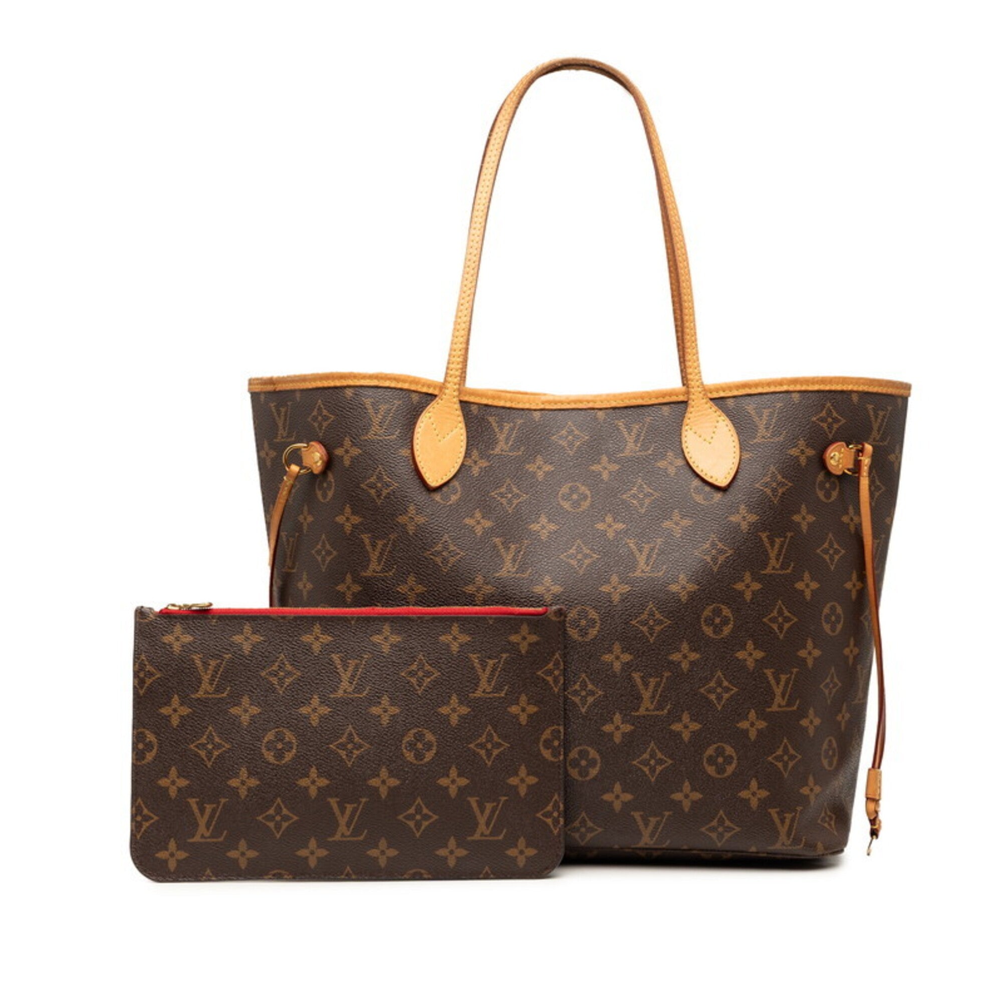 Louis Vuitton Brown Pvc Leather Tote Bag (Pre-Owned)