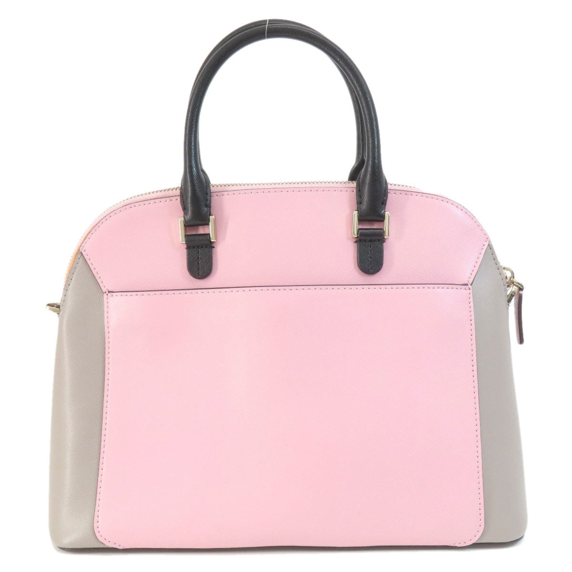 Kate Spade Gray Pink Pvc Tote Bag (Pre-Owned)