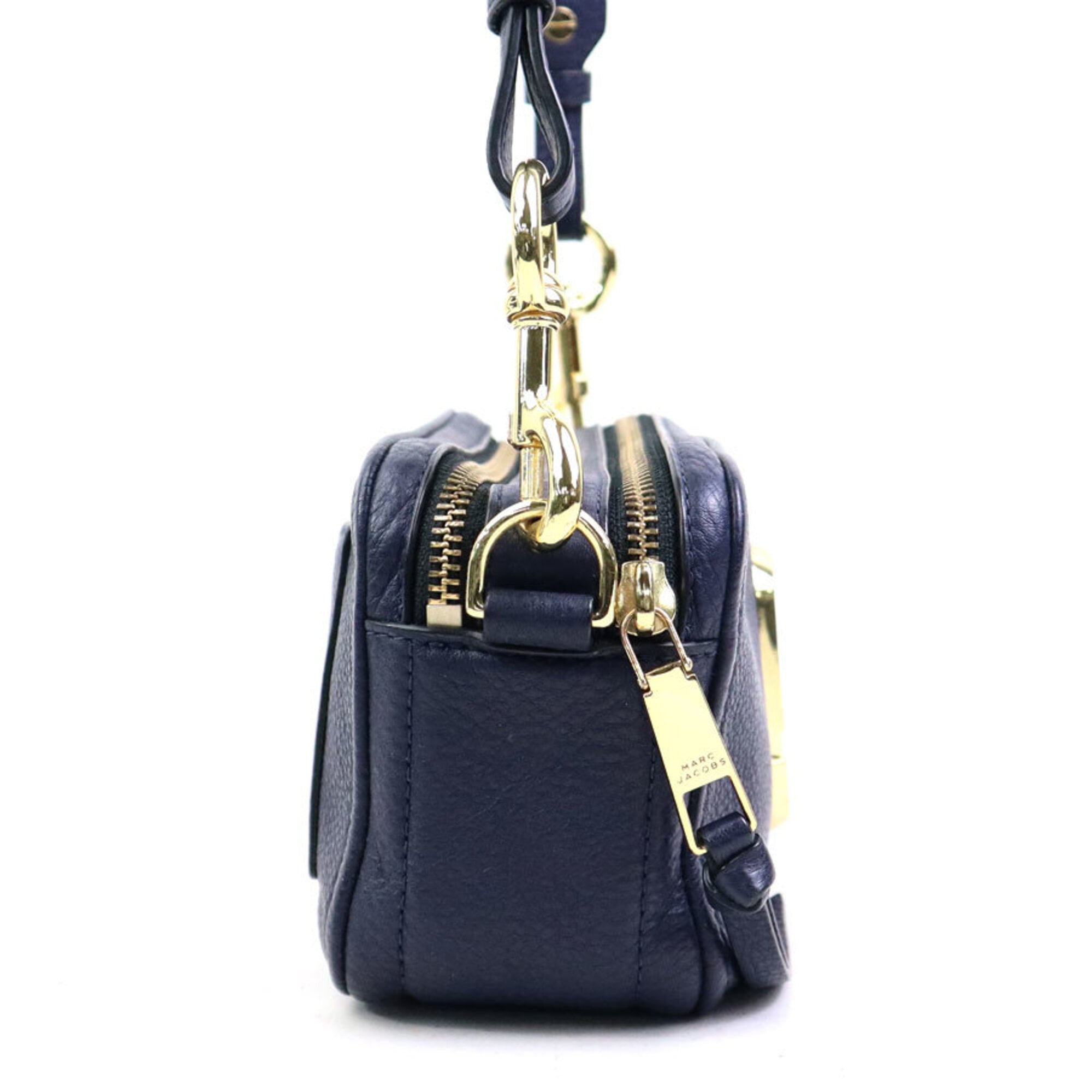 Marc Jacobs Navy Leather Handbag (Pre-Owned)