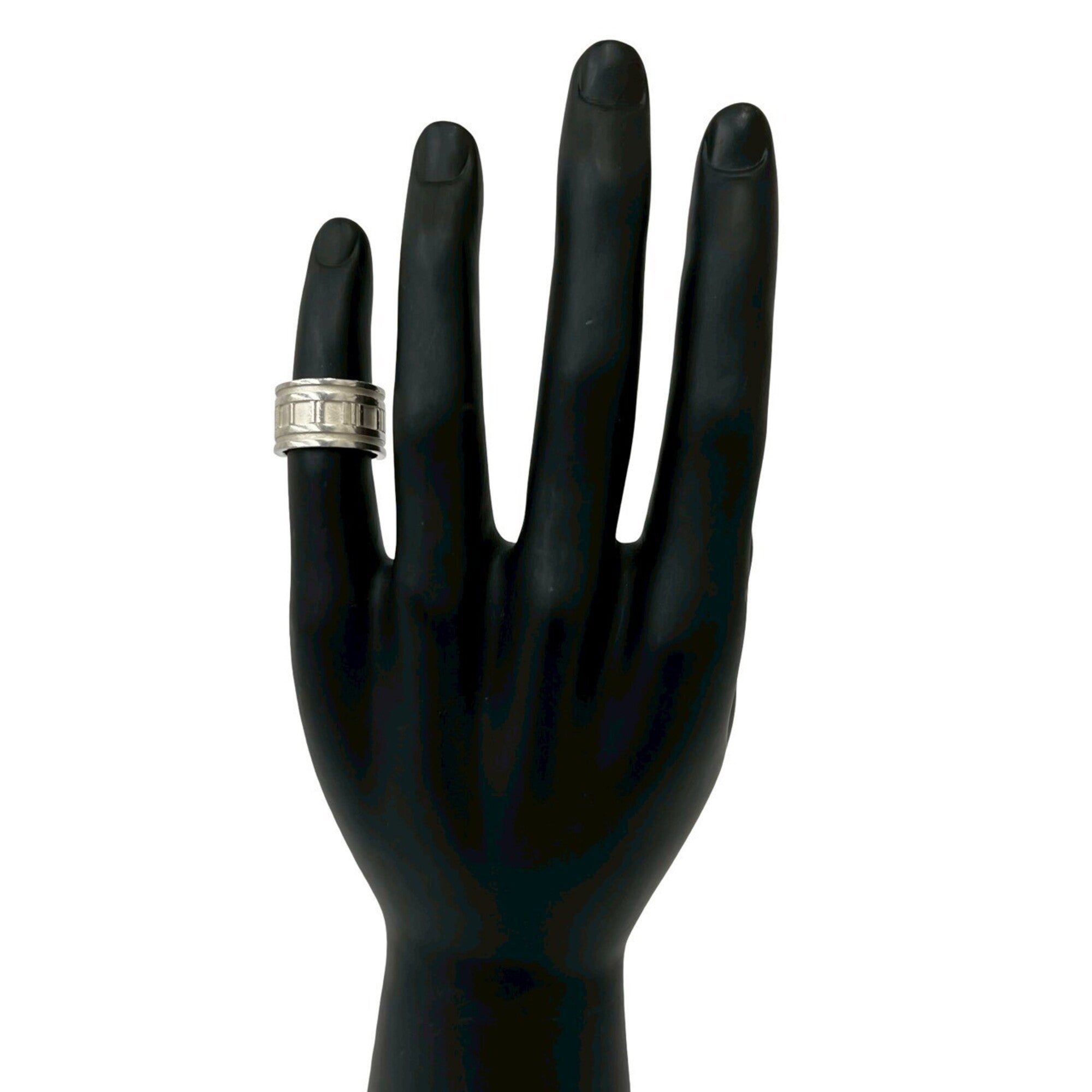 Tiffany Silver Silver 925 Band Ring (Pre-Owned)