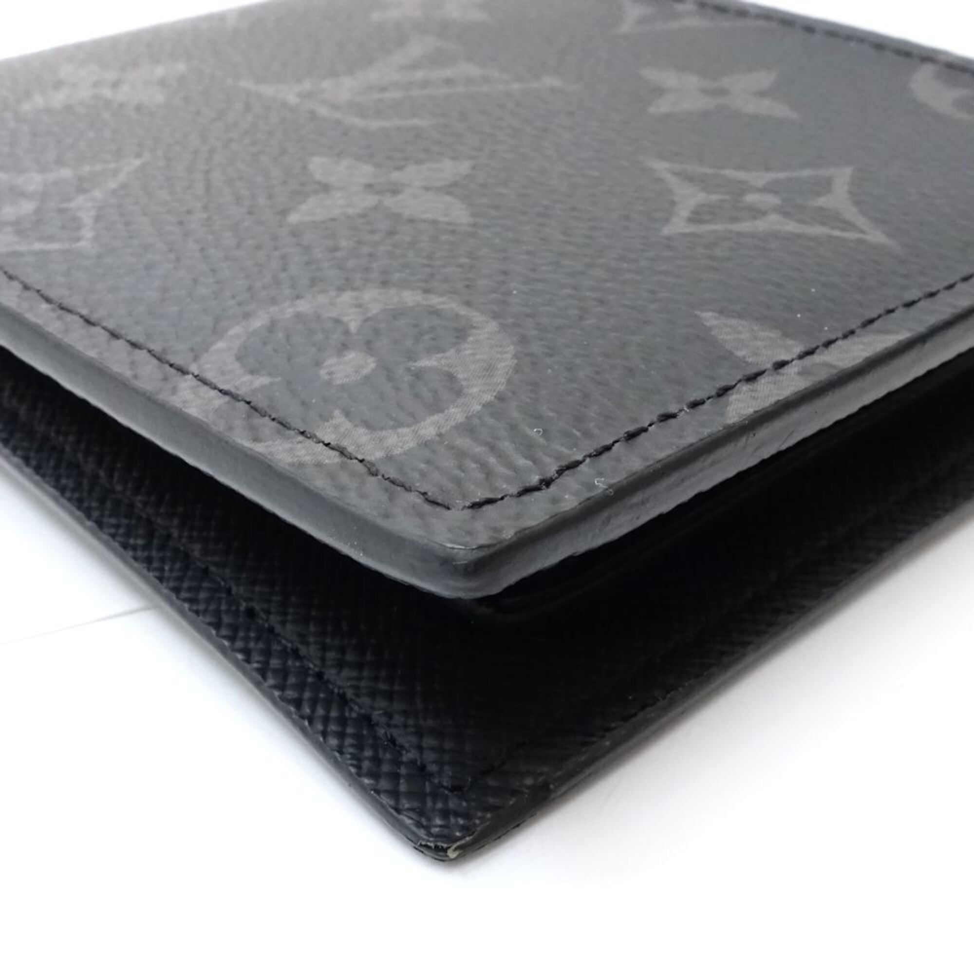 Louis Vuitton Black Monogram Eclipse Monogram Eclipse Wallet (Bi-Fold) (Pre-Owned)