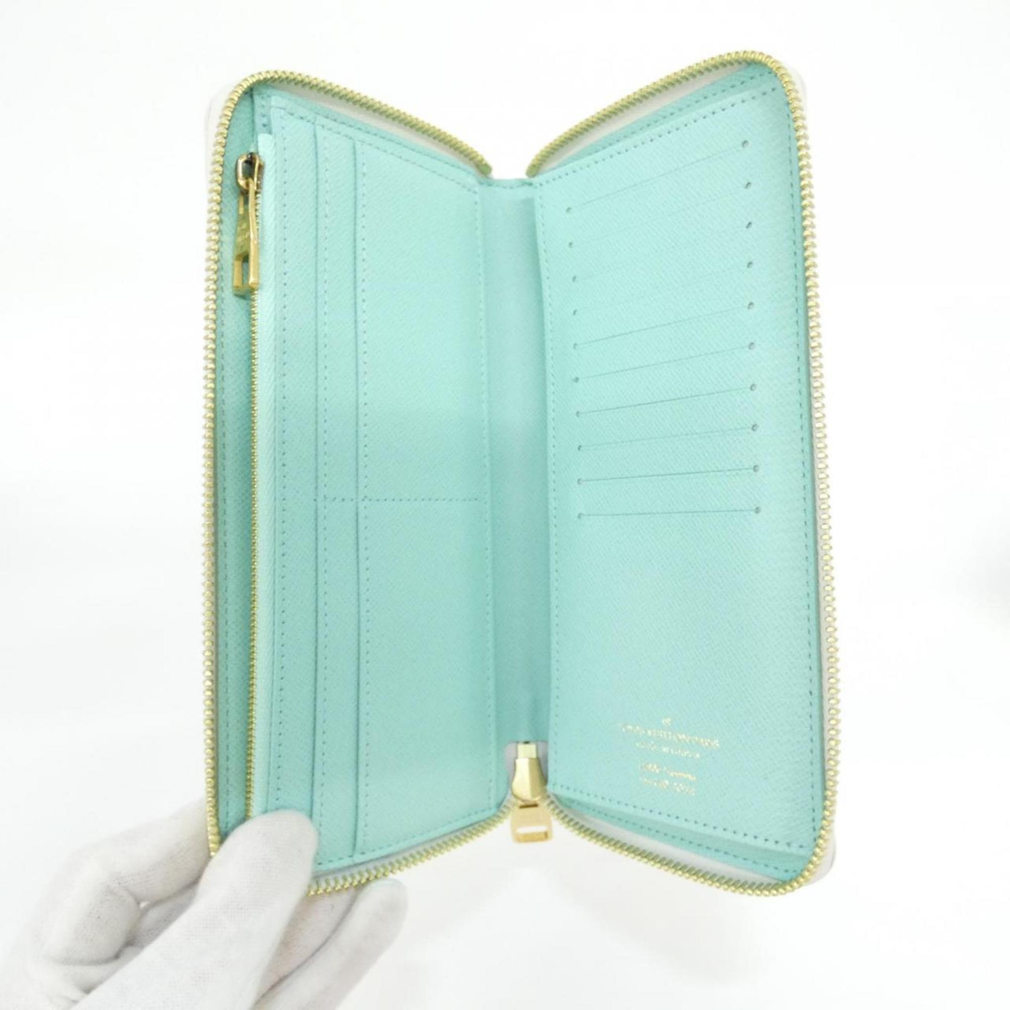 Louis Vuitton Blanc Coated Canvas Long Wallet (Bi-Fold) (Pre-Owned)