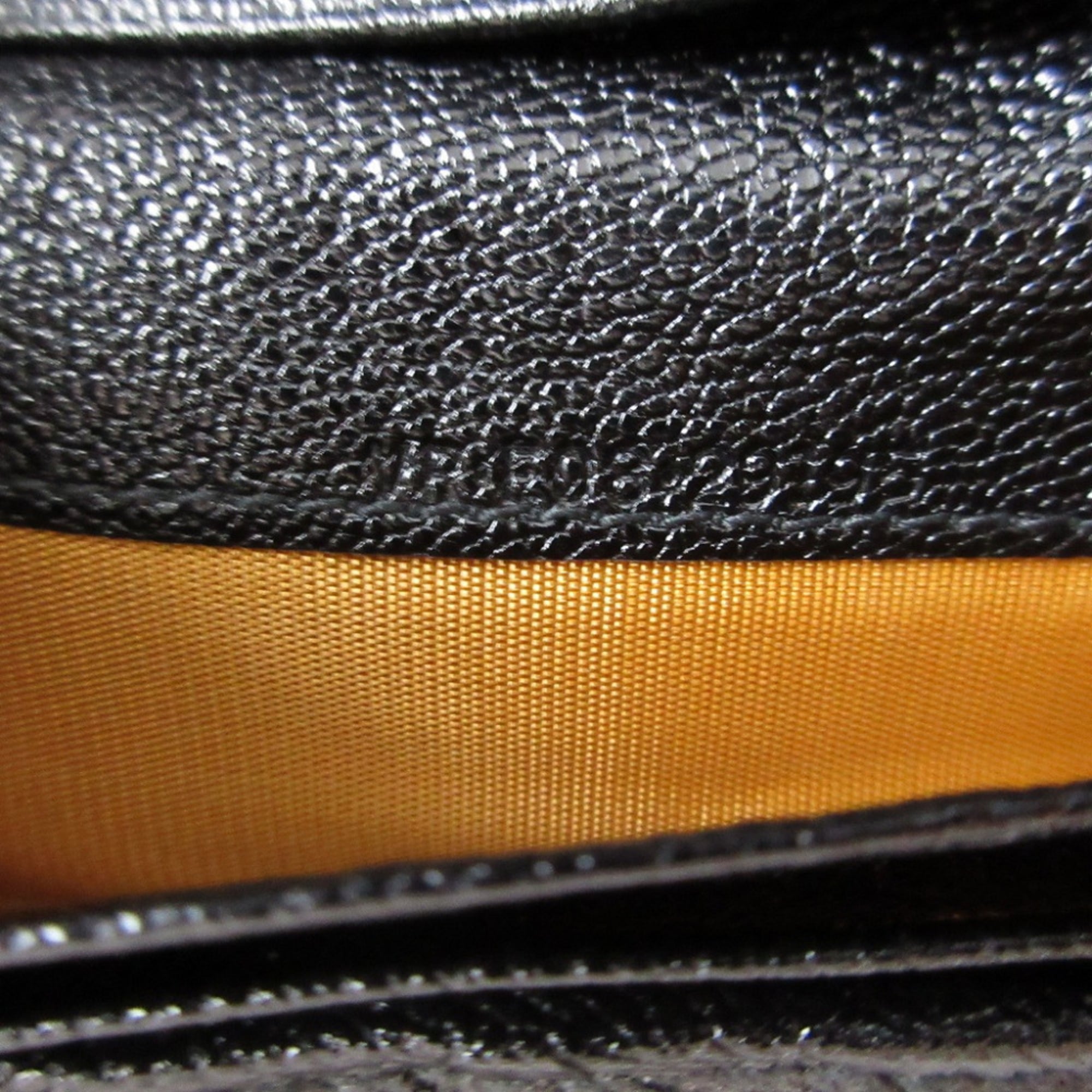 Bvlgari Black Leather Long Wallet (Bi-Fold) (Pre-Owned)