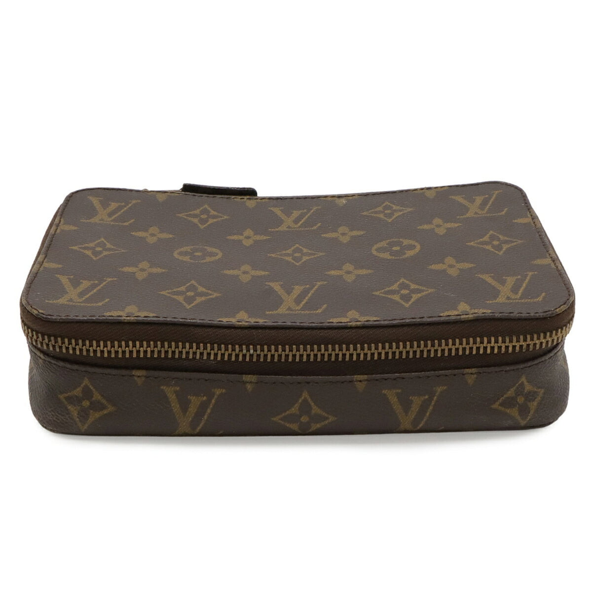 Louis Vuitton Brown Monogram Canvas Pvc Coated Canvas Pouch (Pre-Owned)