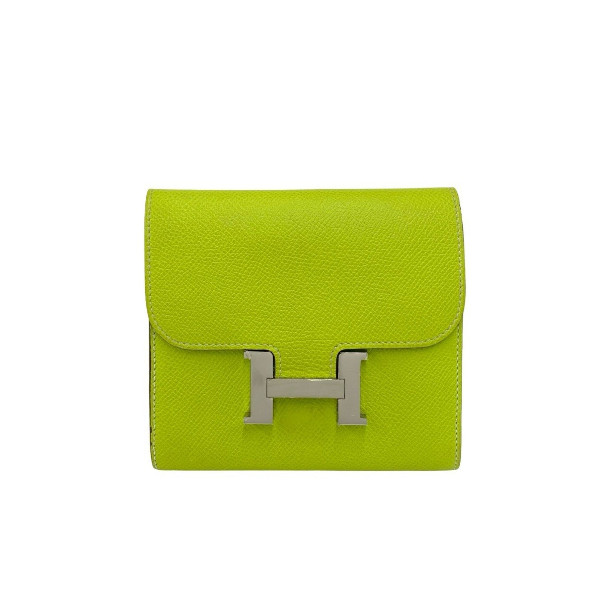 Hermes Green Epsom Leather Wallet (Bi-Fold) (Pre-Owned)