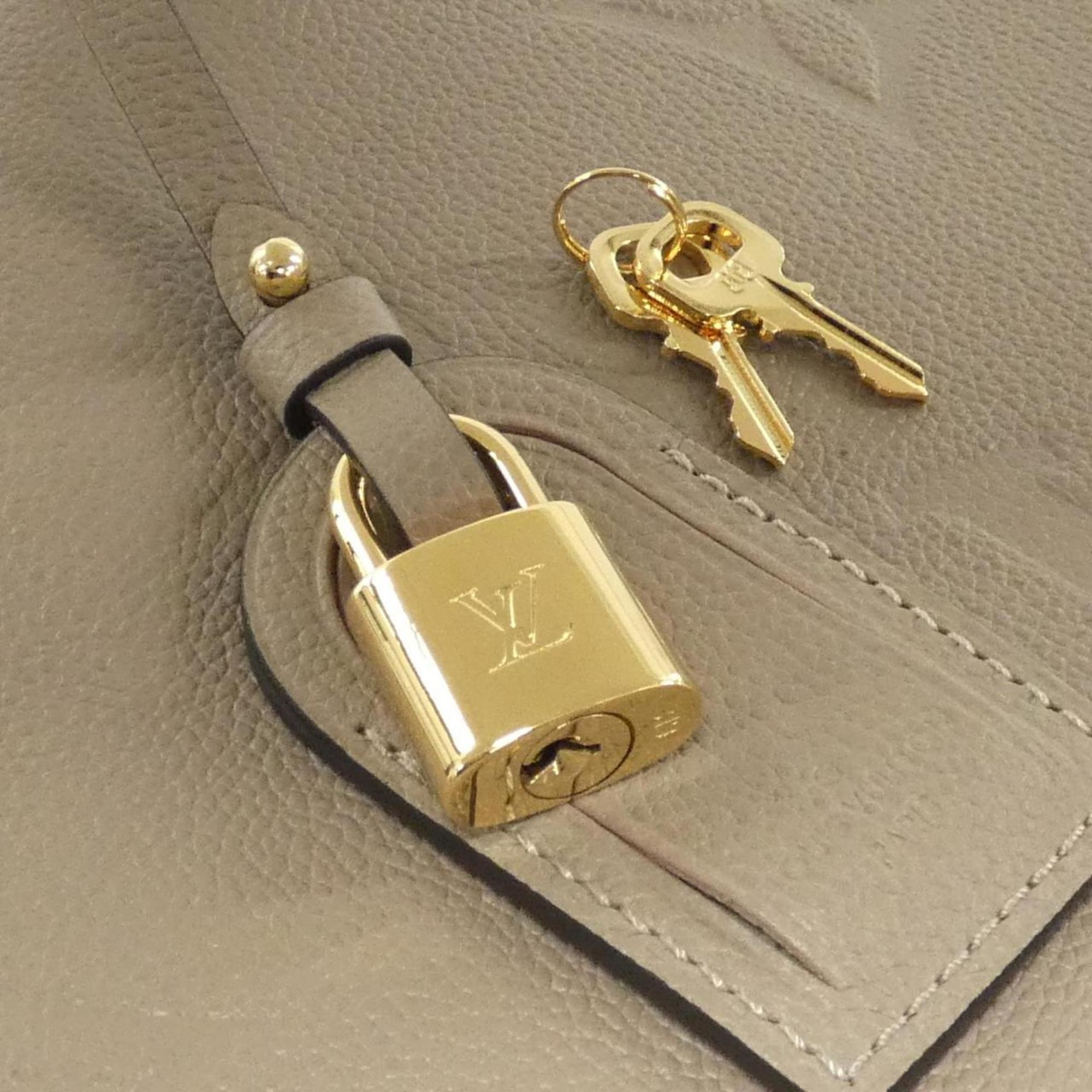 Louis Vuitton Beige Tourterelle Leather Handbag (Pre-Owned)