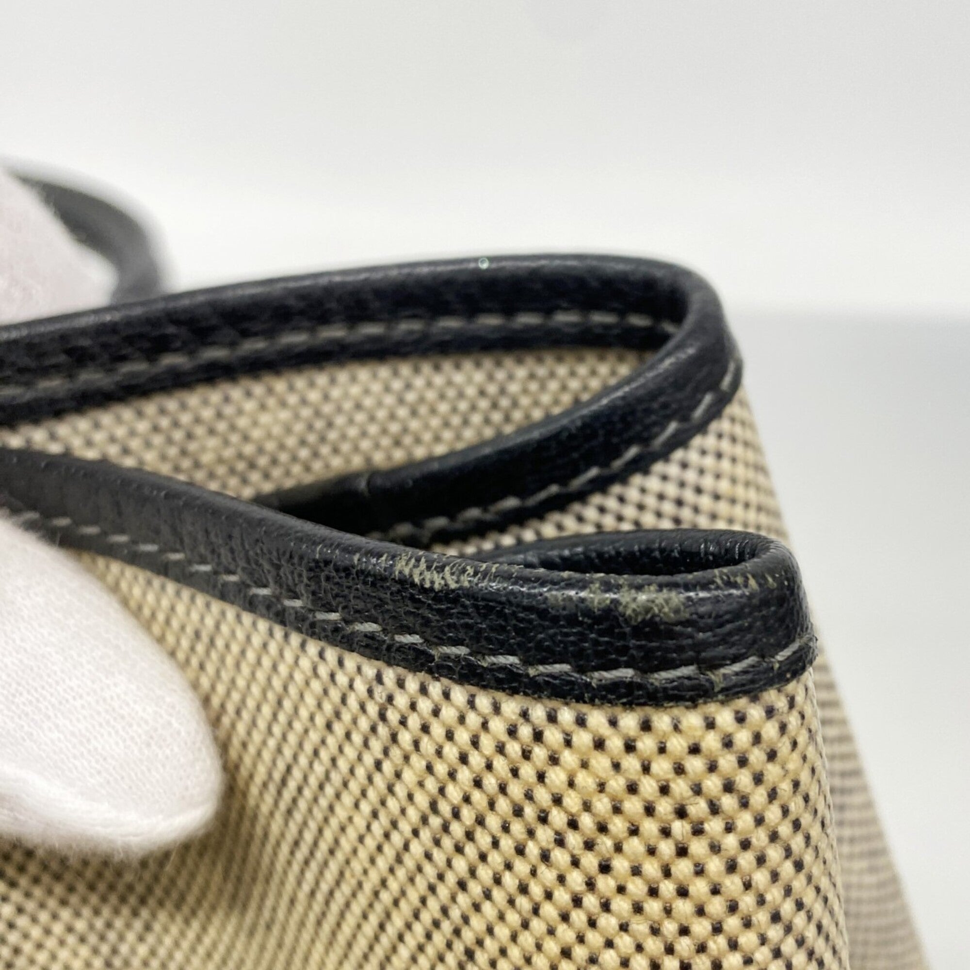 Hermes Black Toile H Tote Bag (Pre-Owned)
