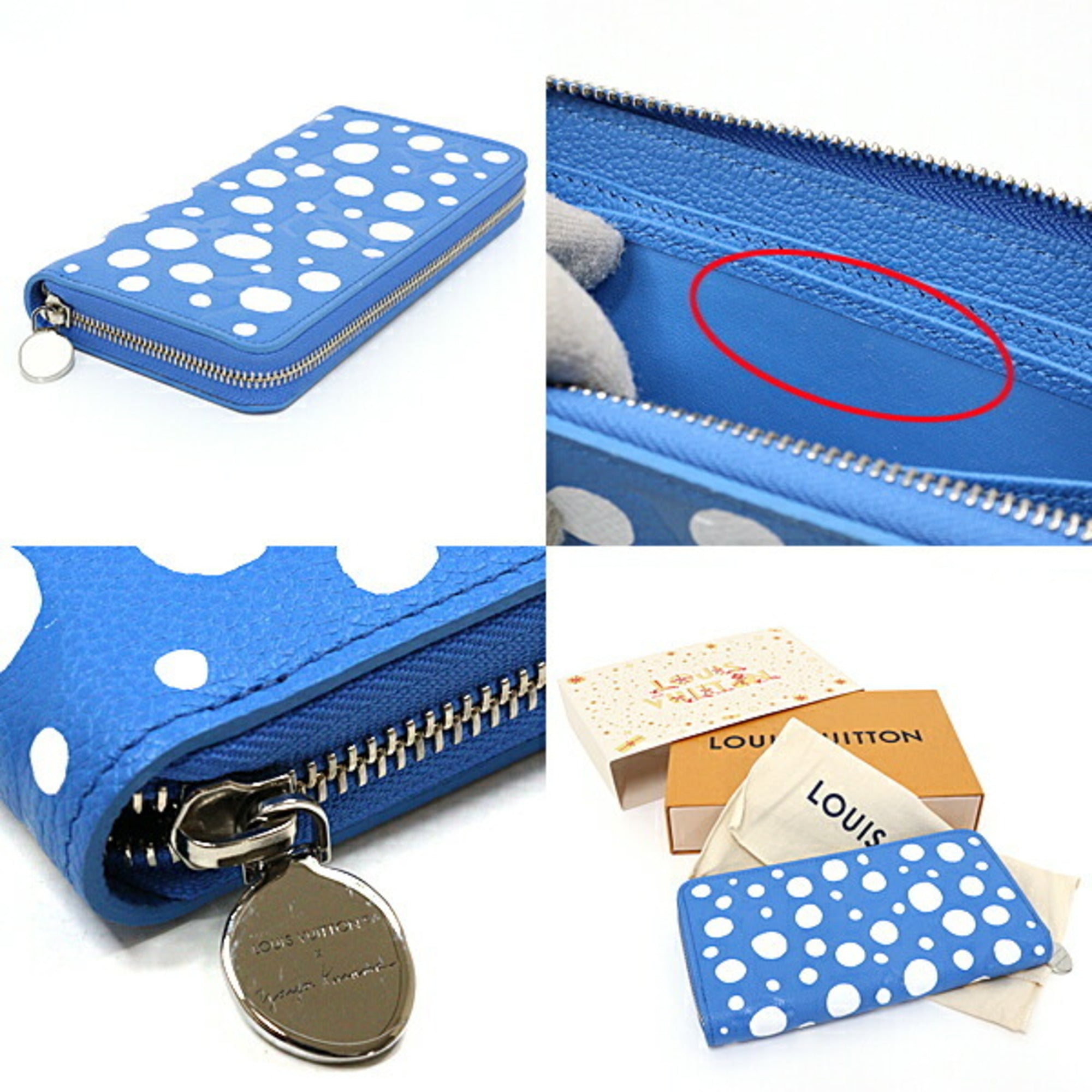 Louis Vuitton Blue Coin Purse/Coin Case (Pre-Owned)