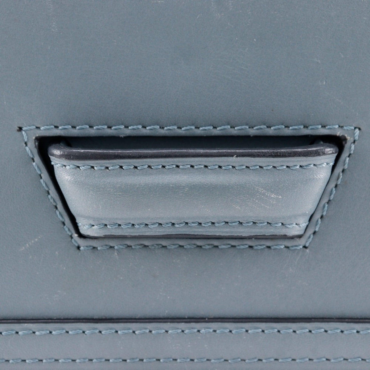 Loewe Light Blue Stone Blue Leather Shoulder Bag (Pre-Owned)