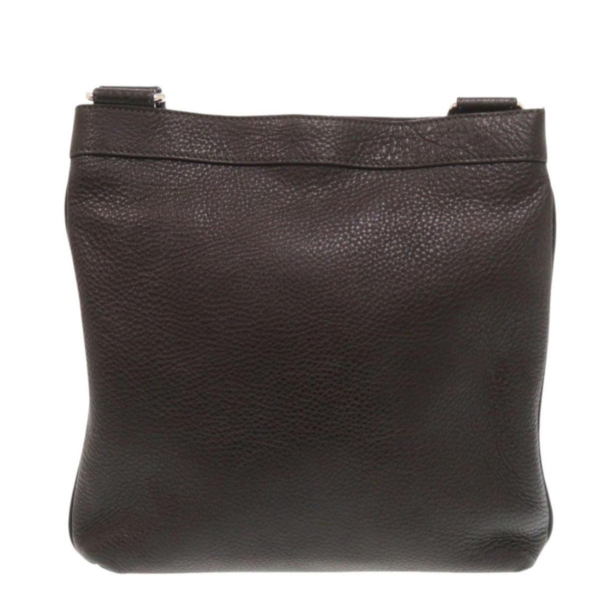 Salvatore Ferragamo Brown Leather Shoulder Bag (Pre-Owned)