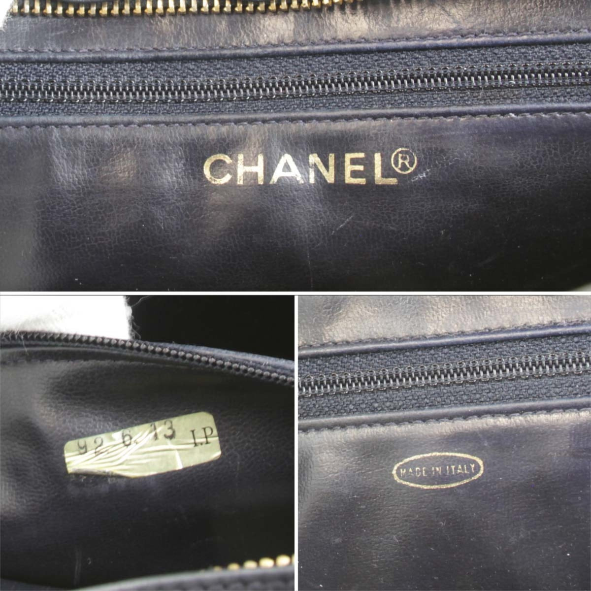 Chanel White Leather Shoulder Bag (Pre-Owned)