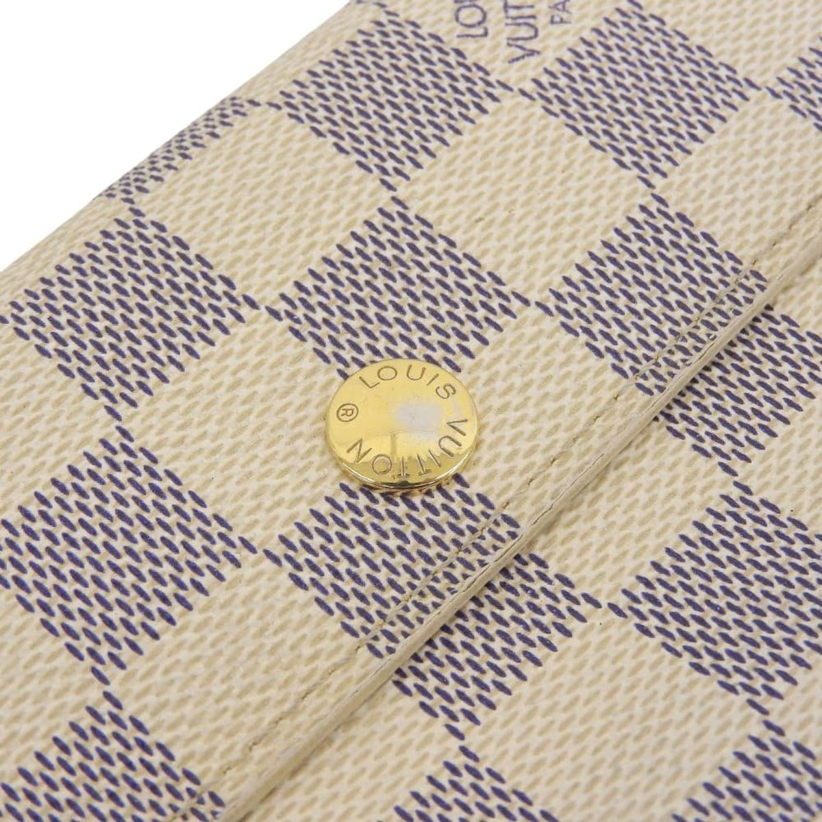 Louis Vuitton Damier Azur Damier Azur Wallet (Tri-Fold) (Pre-Owned)