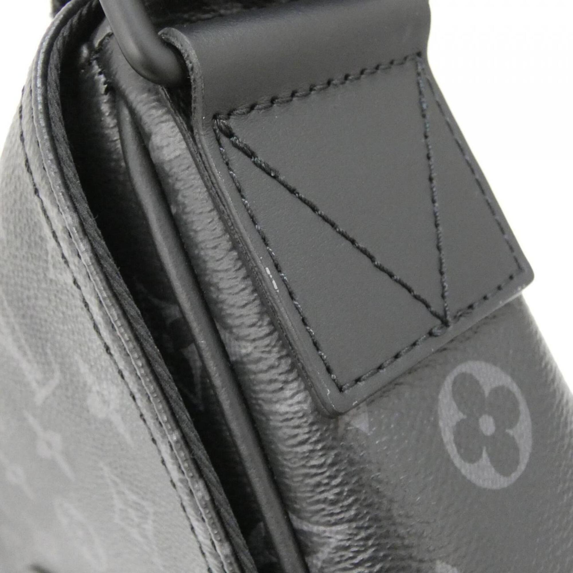 Louis Vuitton Black Coated Canvas Shoulder Bag (Pre-Owned)