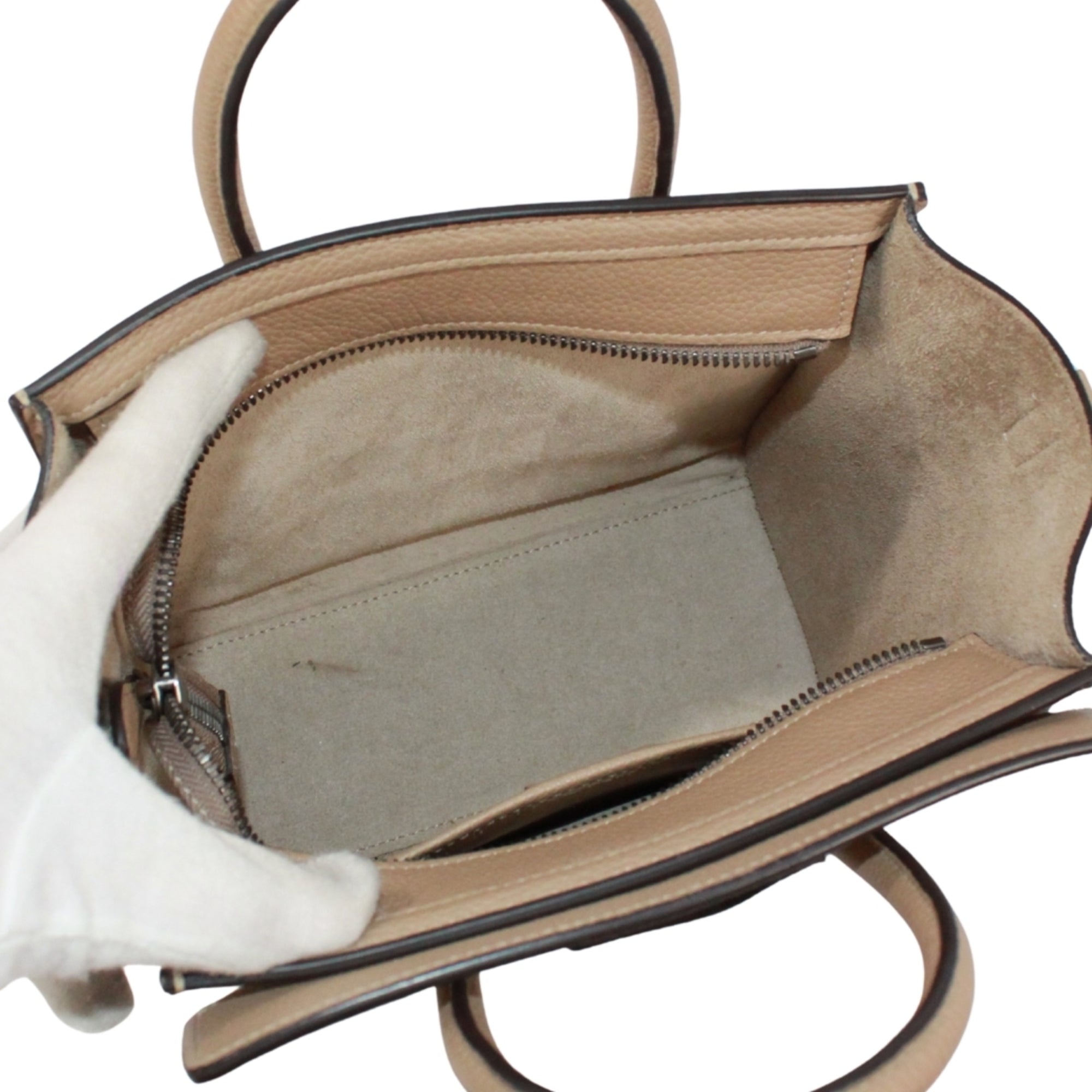 Celine Beige Leather Handbag (Pre-Owned)