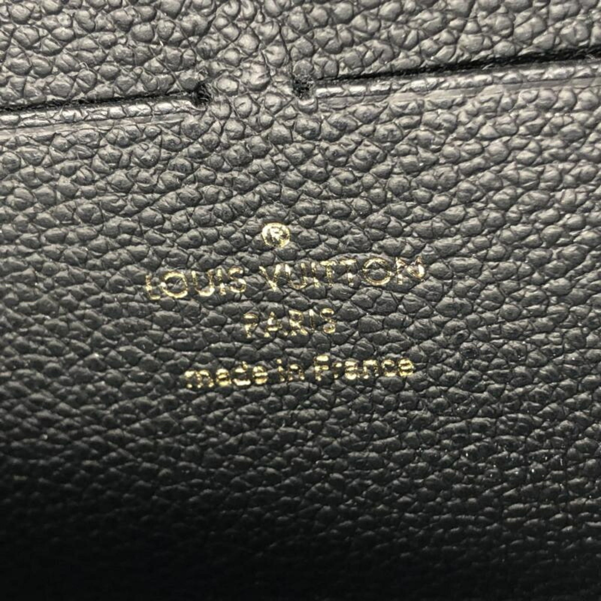 Louis Vuitton Monogram Empreinte Black Monogram Empreinte Long Wallet (Bi-Fold) (Pre-Owned)