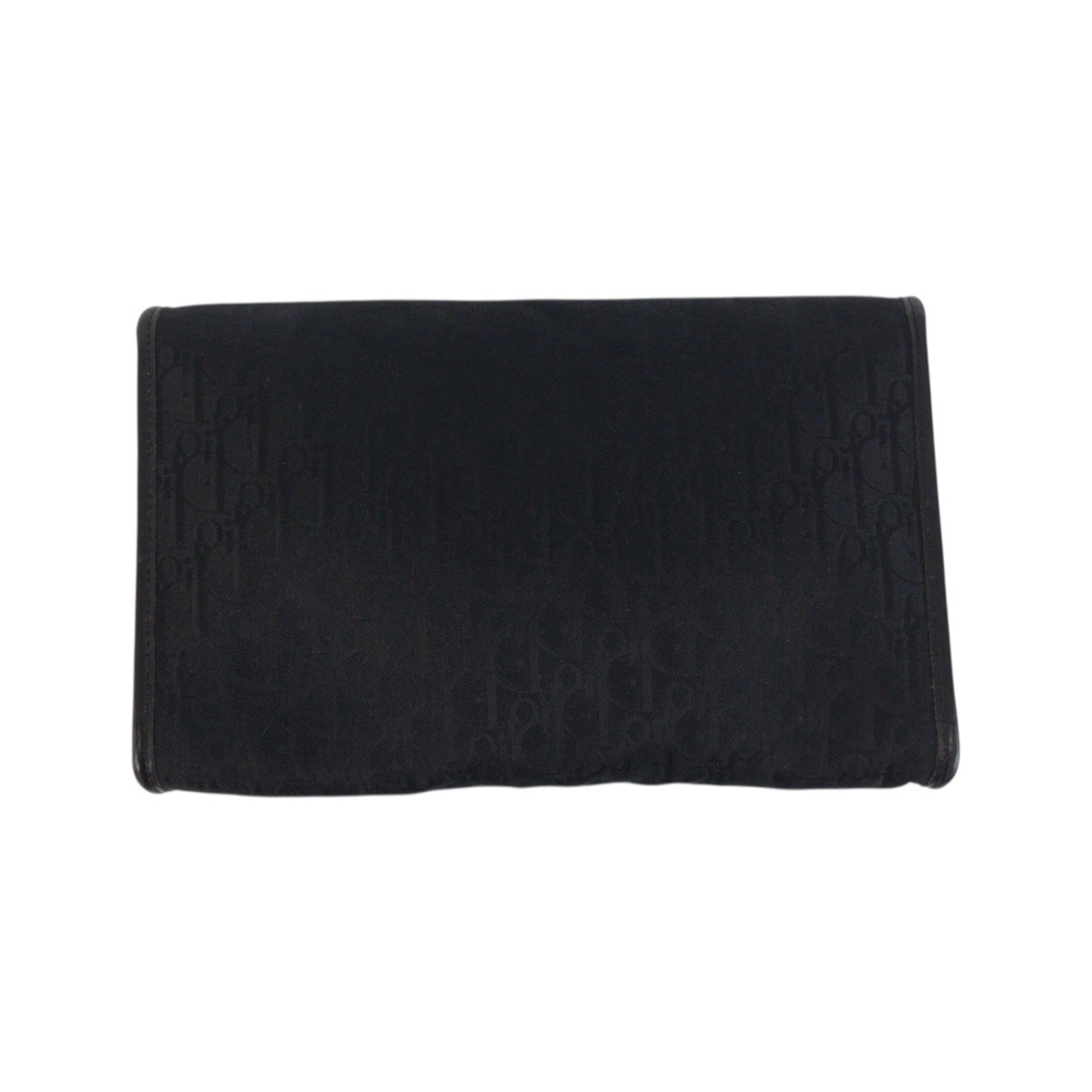 Christian Dior Black Canvas Pochette Shoulder Bag (Pre-Owned)