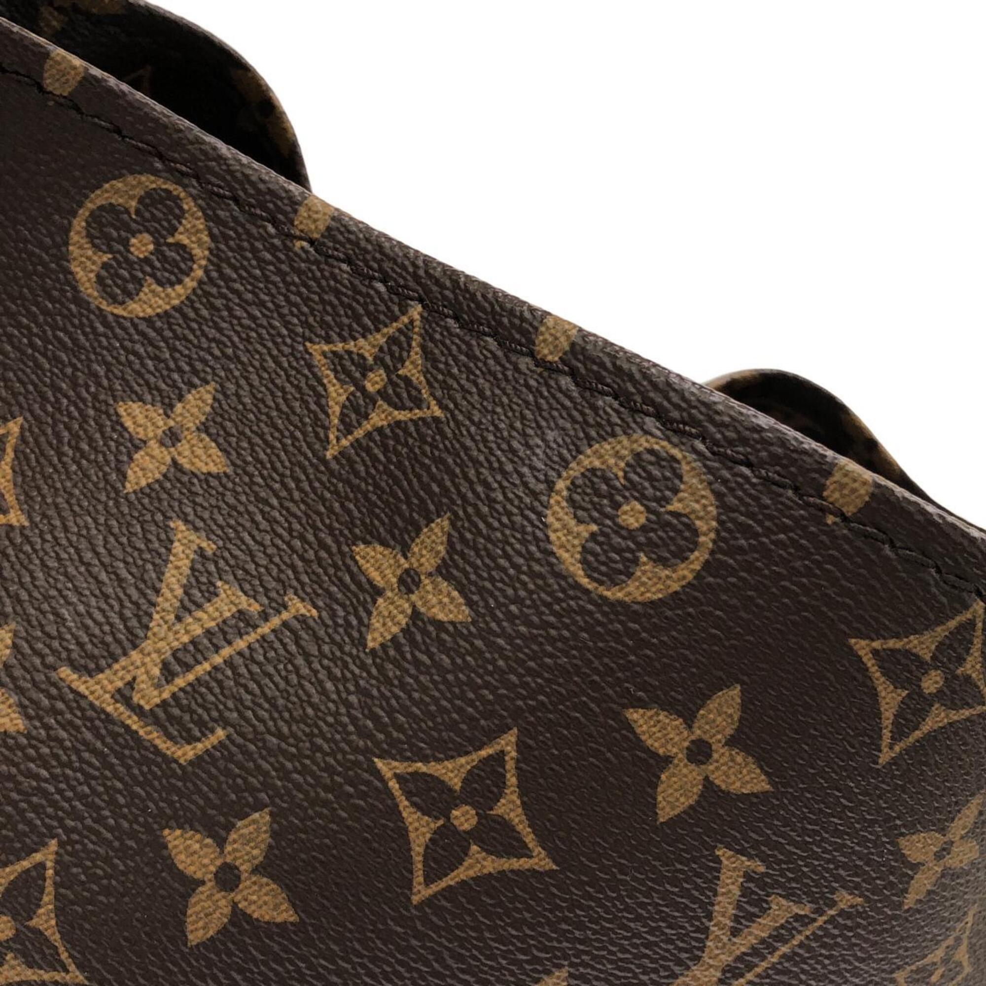Louis Vuitton Brown Coated Canvas Shoulder Bag (Pre-Owned)