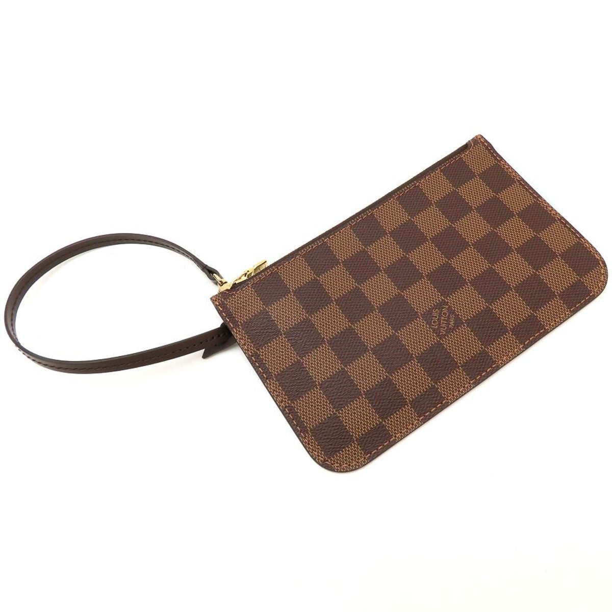 Louis Vuitton Ebene Damier Canvas Pouch Tote Bag (Pre-Owned)