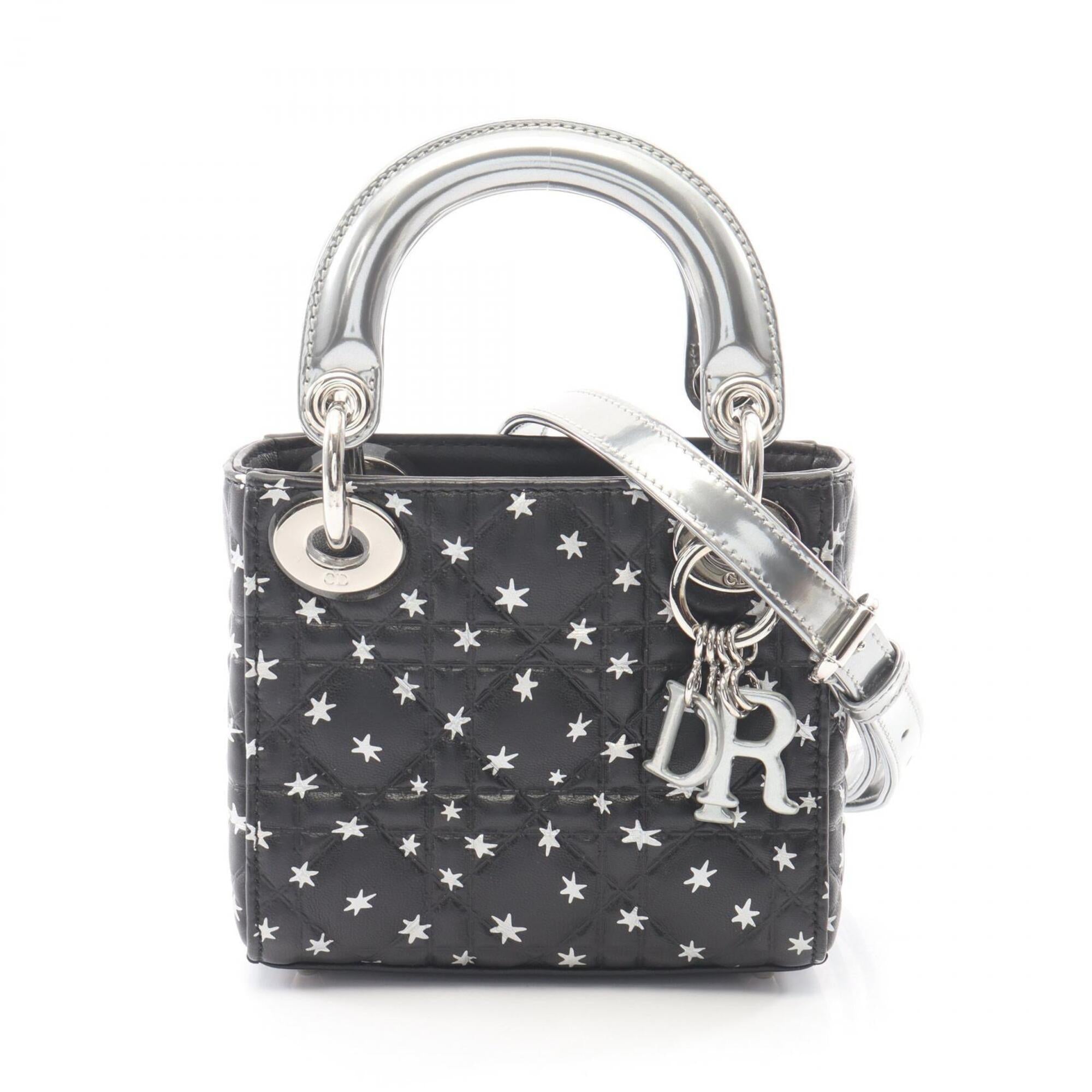 Christian Dior Black Leather Handbag (Pre-Owned)
