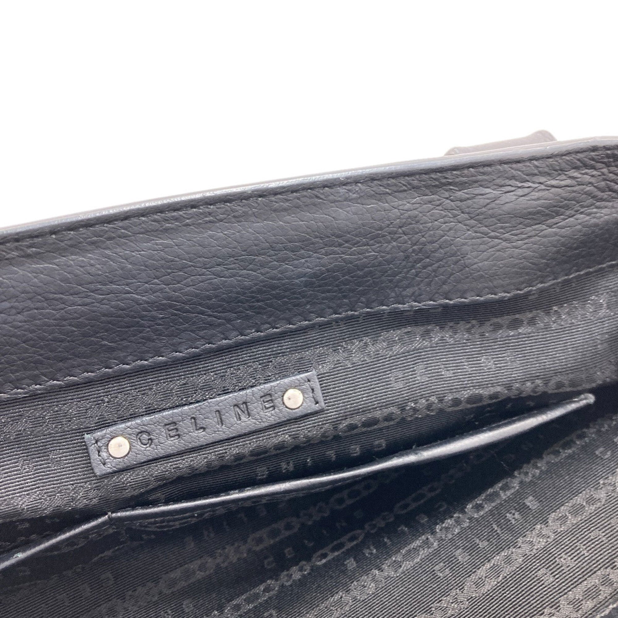 Celine Boogie Black Leather Handbag (Pre-Owned)