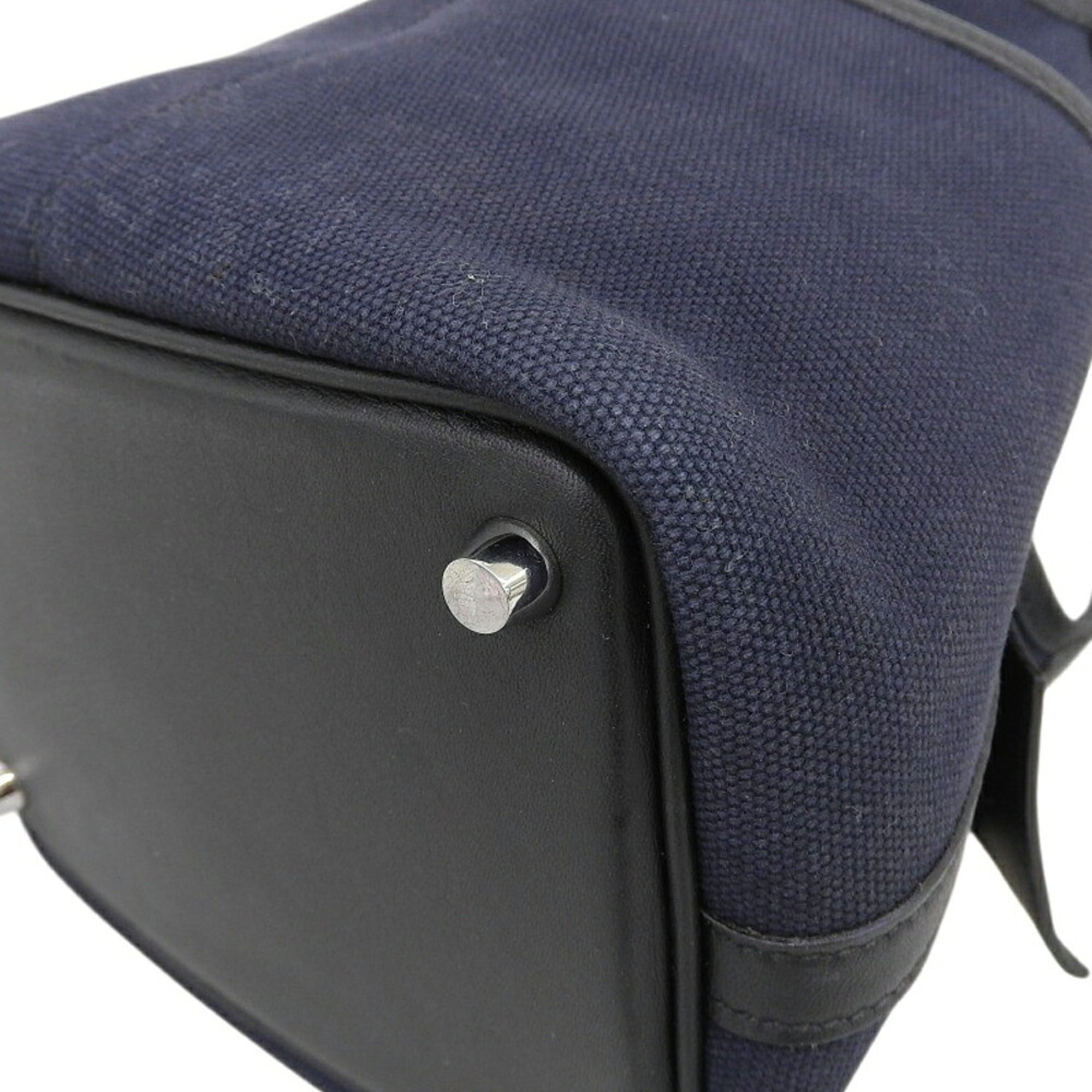 Hermes Blue Marine Navy Swift Leather Handbag (Pre-Owned)