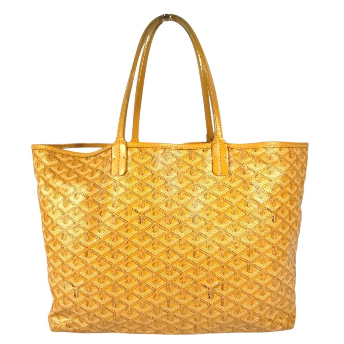 Goyard Yellow Pvc Leather Tote Bag (Pre-Owned)